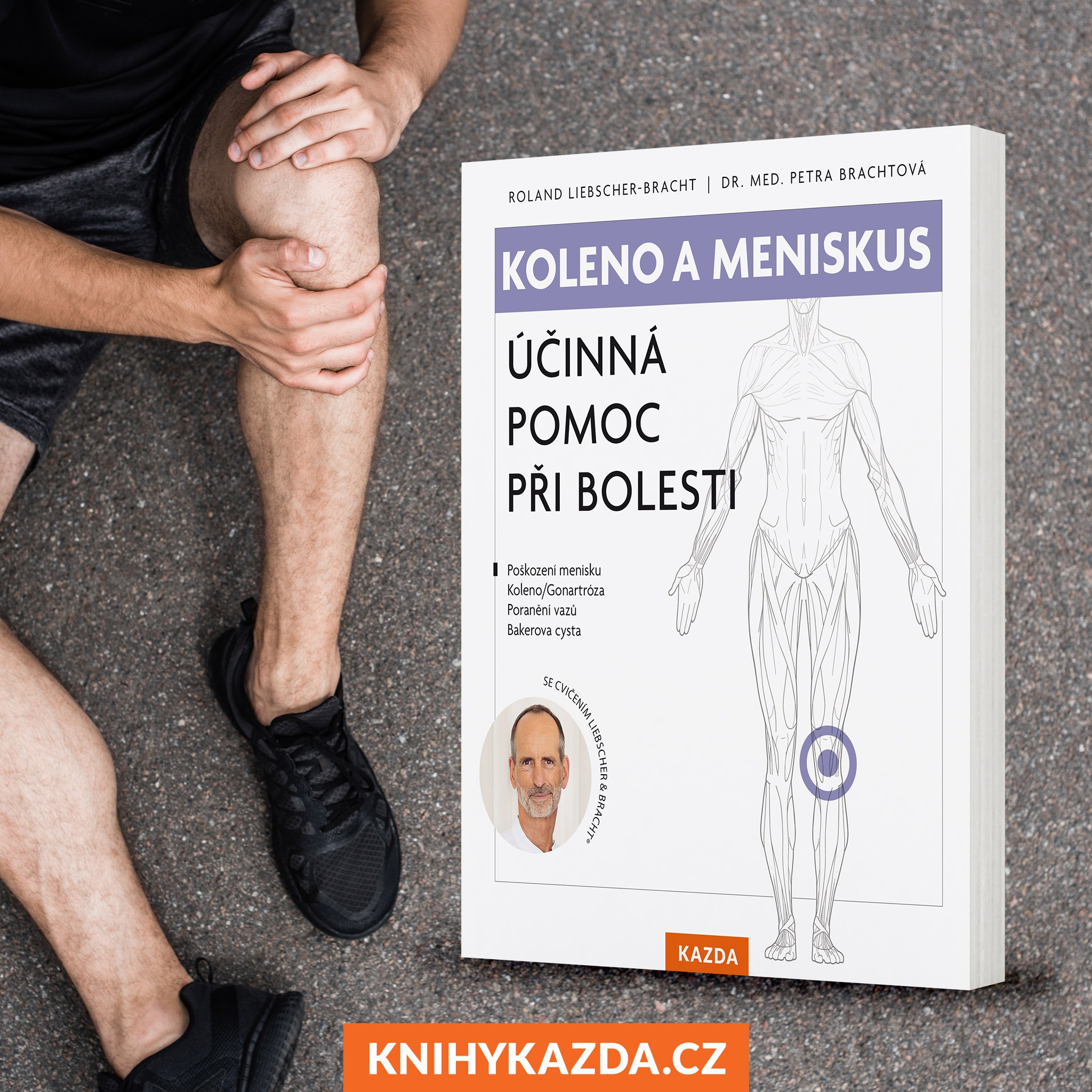 Nakladatelství Kazda Facebook ad: Skoncujte s bolestí kolen
