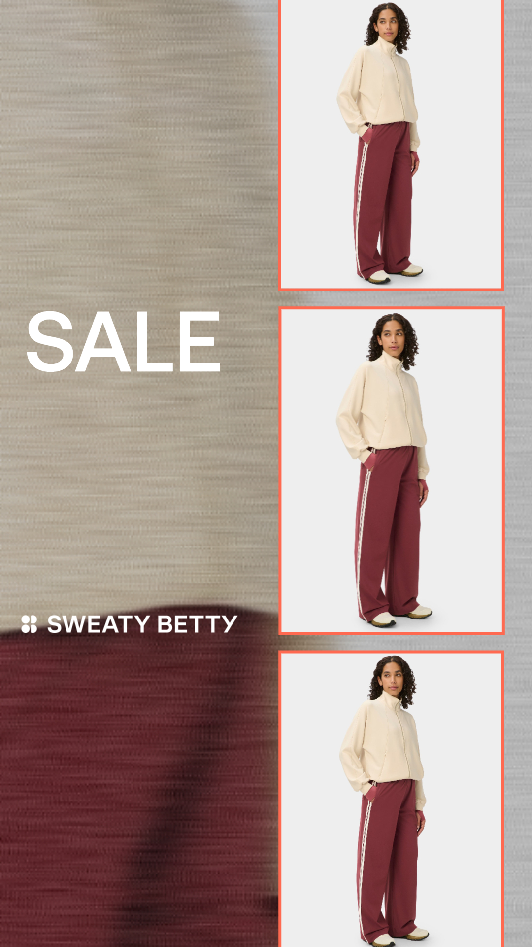 Sweaty Betty Facebook ad