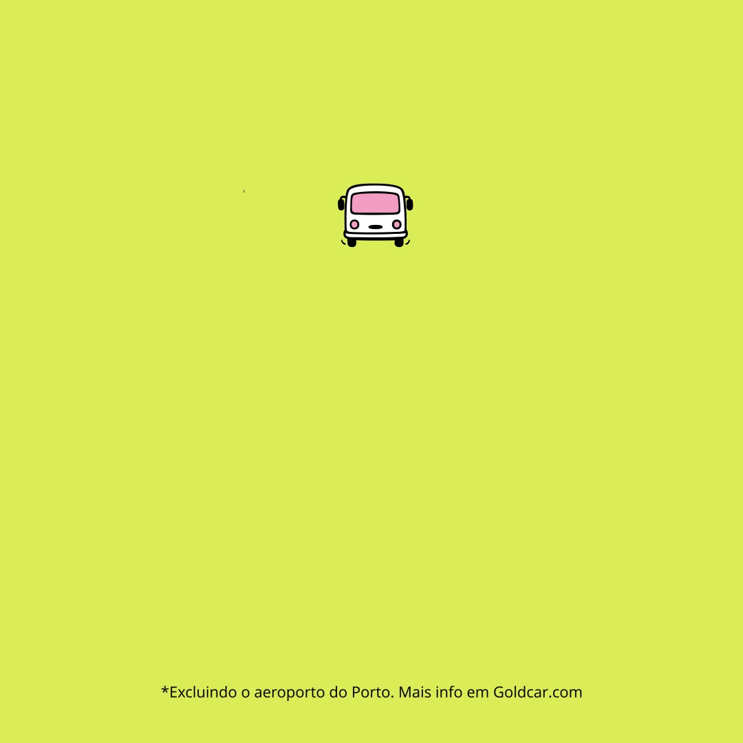 Goldcar Facebook ad: Aterra, arranca e não esperes por nada!