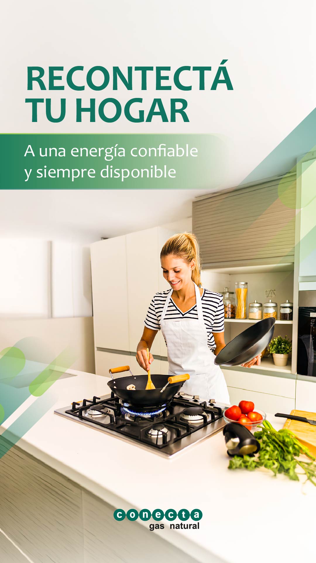 Gas Natural Uruguay Facebook ad: ¡Conectá tu Hogar!
