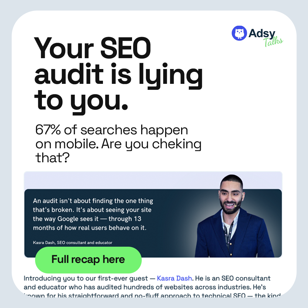 ADSY Content Marketing Platform Facebook ad