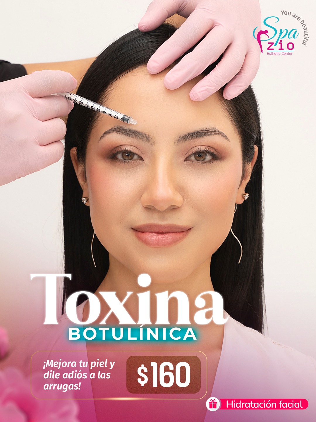 Spazio Esthetic Center Machala Facebook ad from Apr 6, 2026