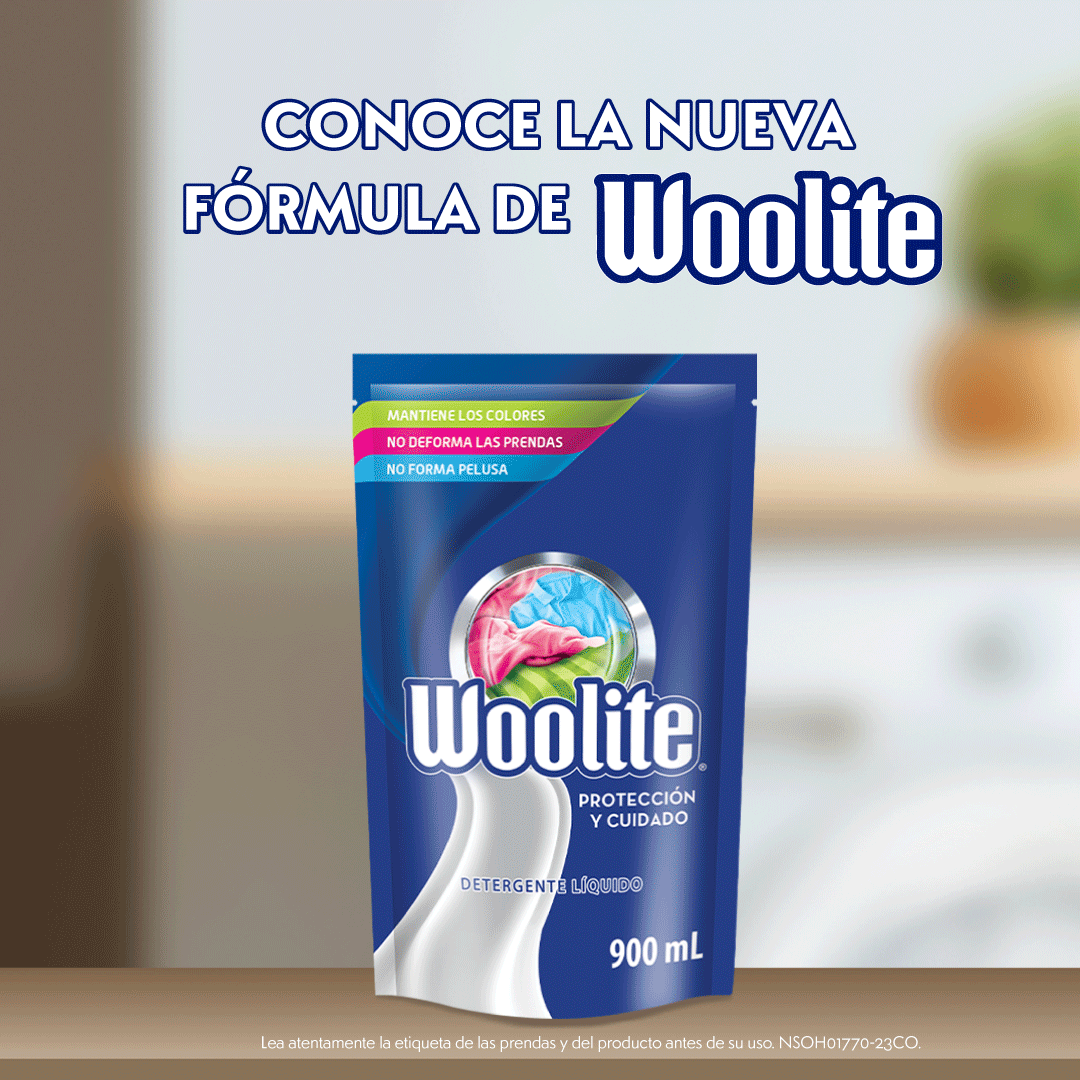 Woolite Colombia Facebook ad: Dile hola a Woolite.