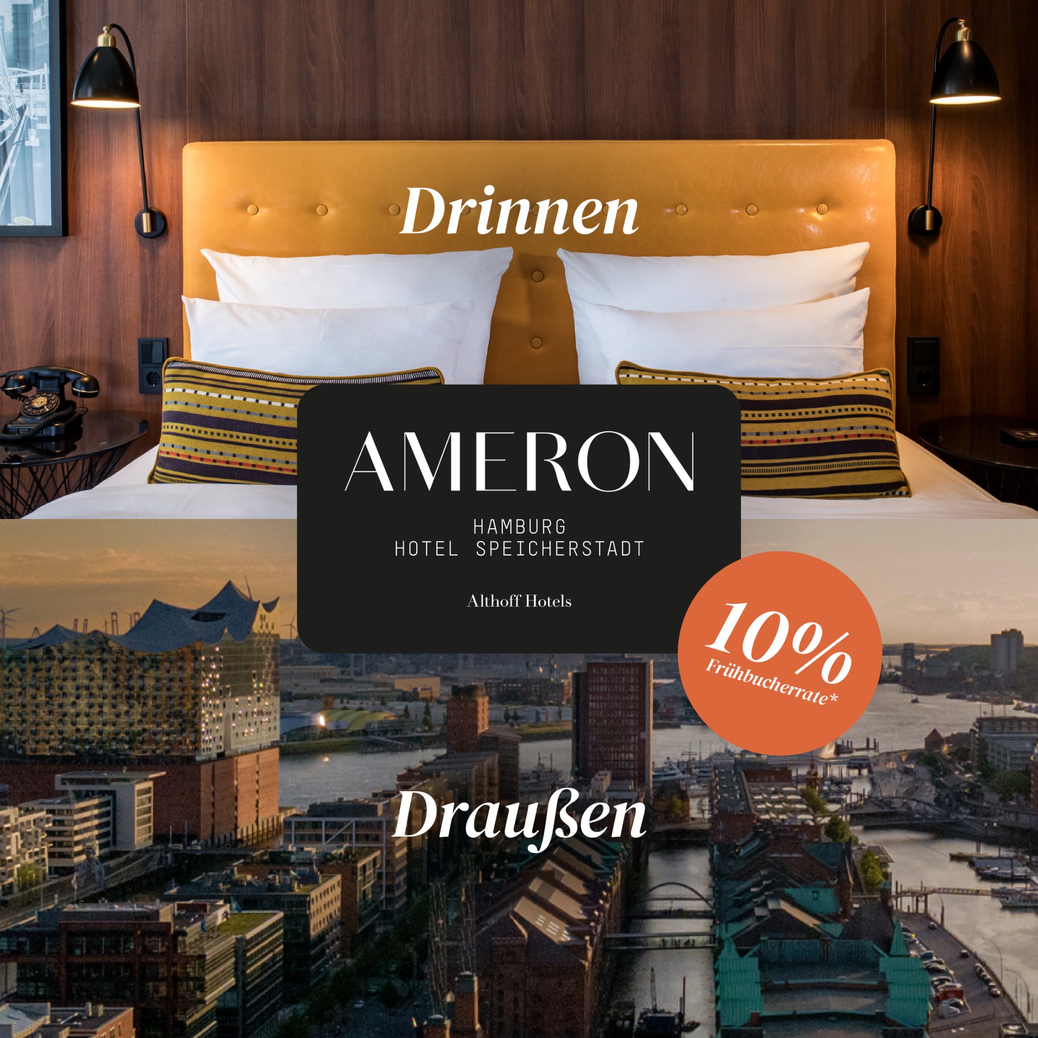 AMERON Hamburg Speicherstadt Facebook ad: AMERON Hamburg Hotel Speicherstadt
