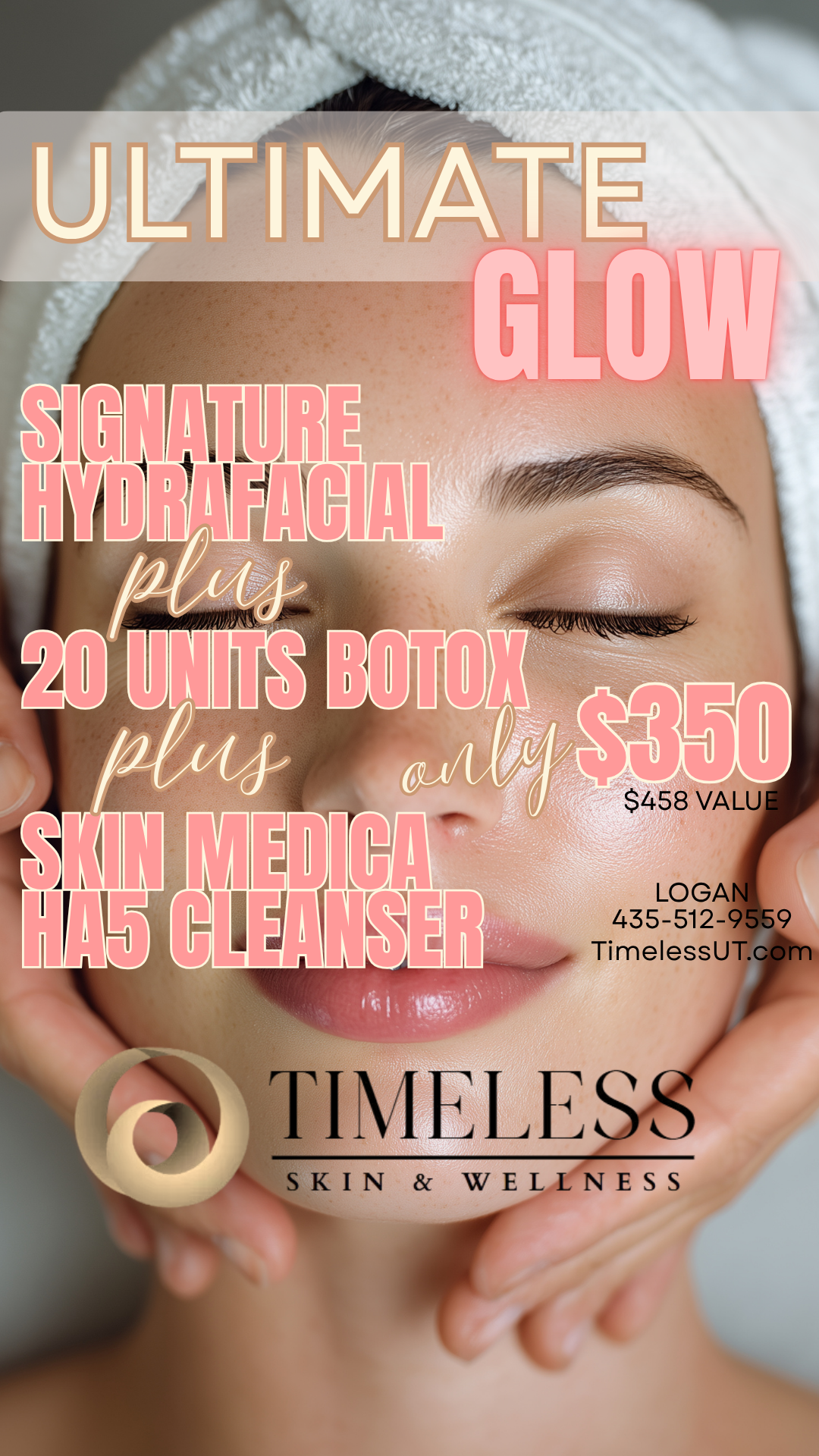 Timeless Skin & Wellness Facebook ad