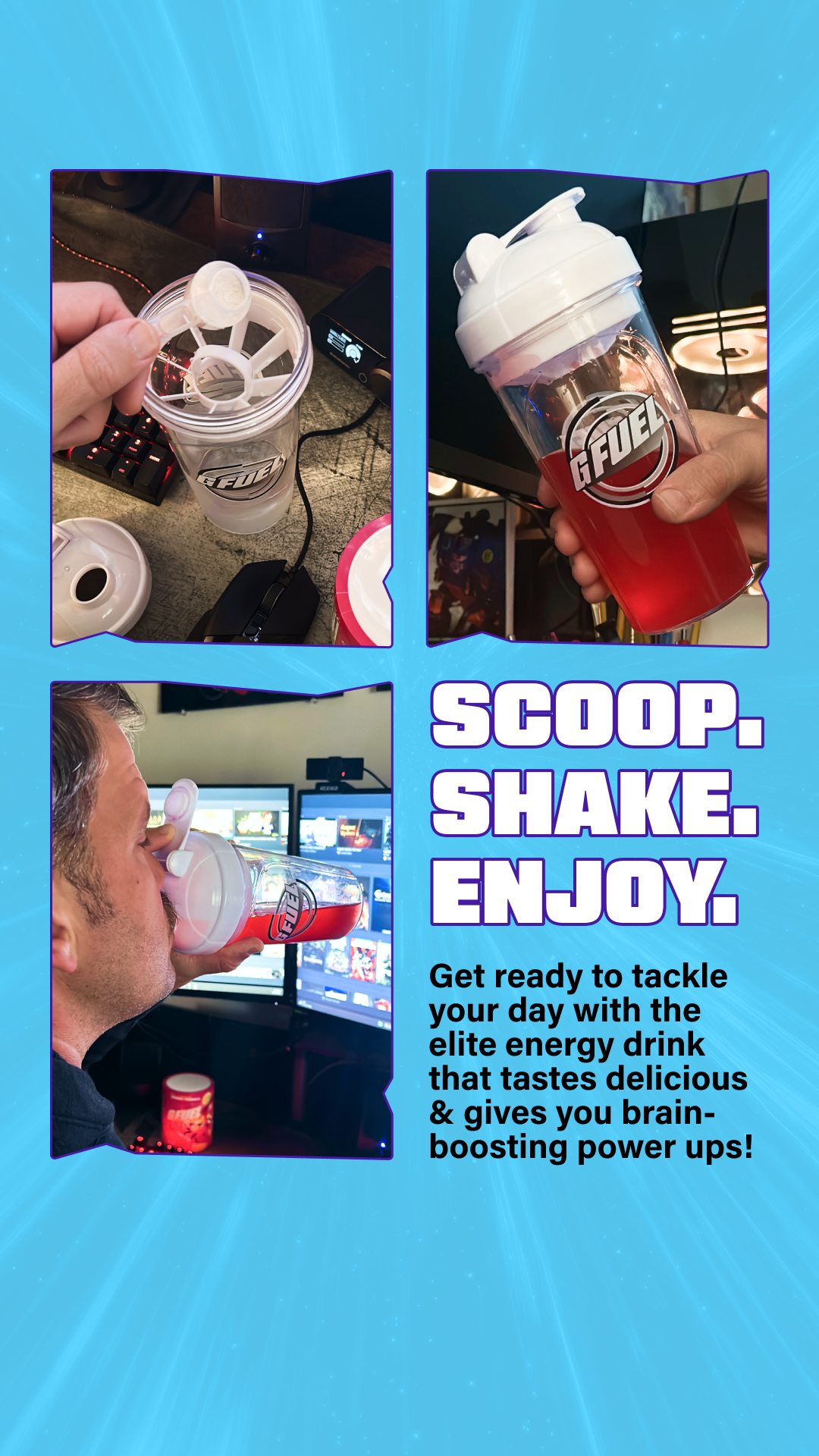 G FUEL Facebook ad