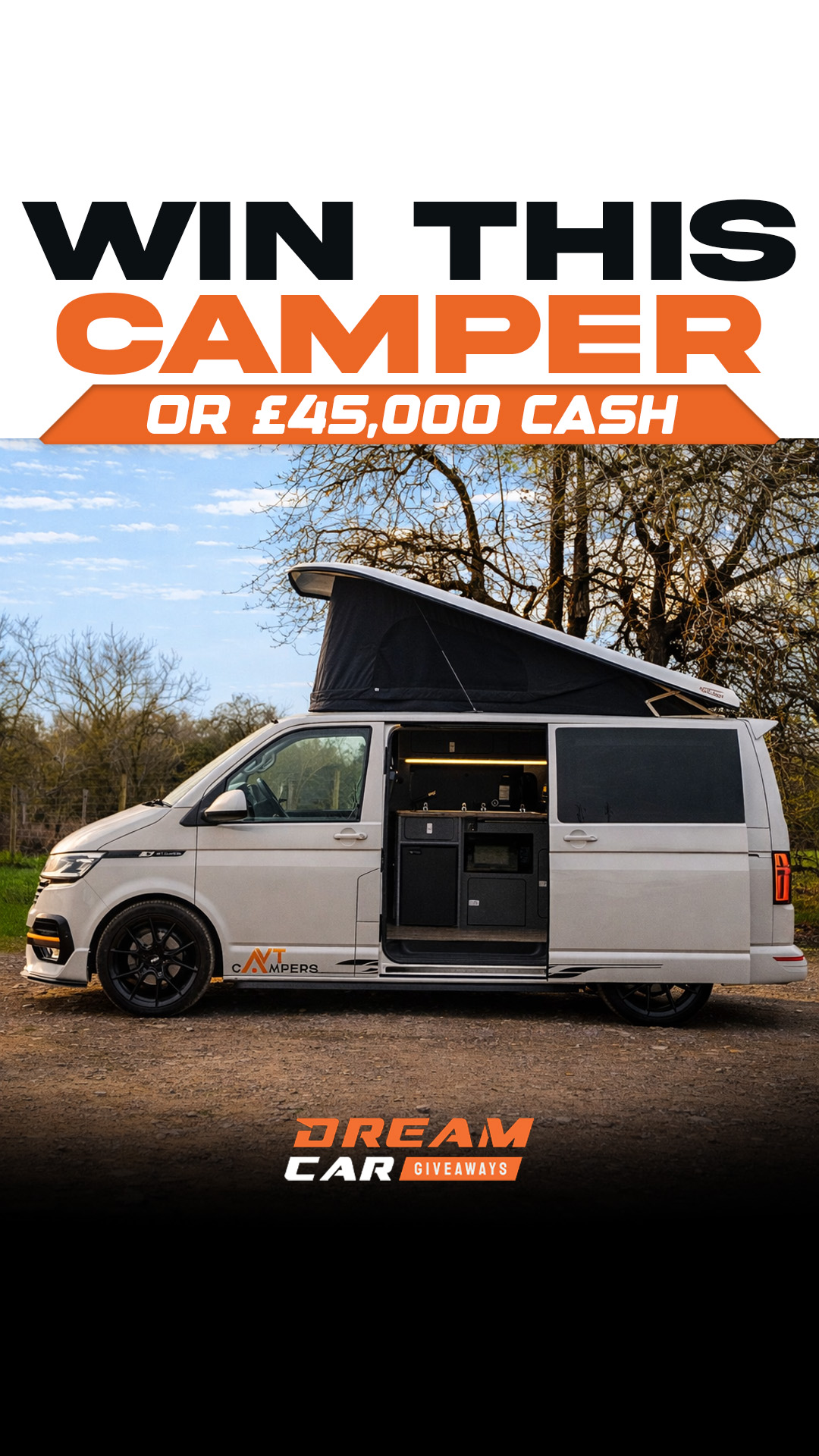 Dream Car Giveaways Facebook ad