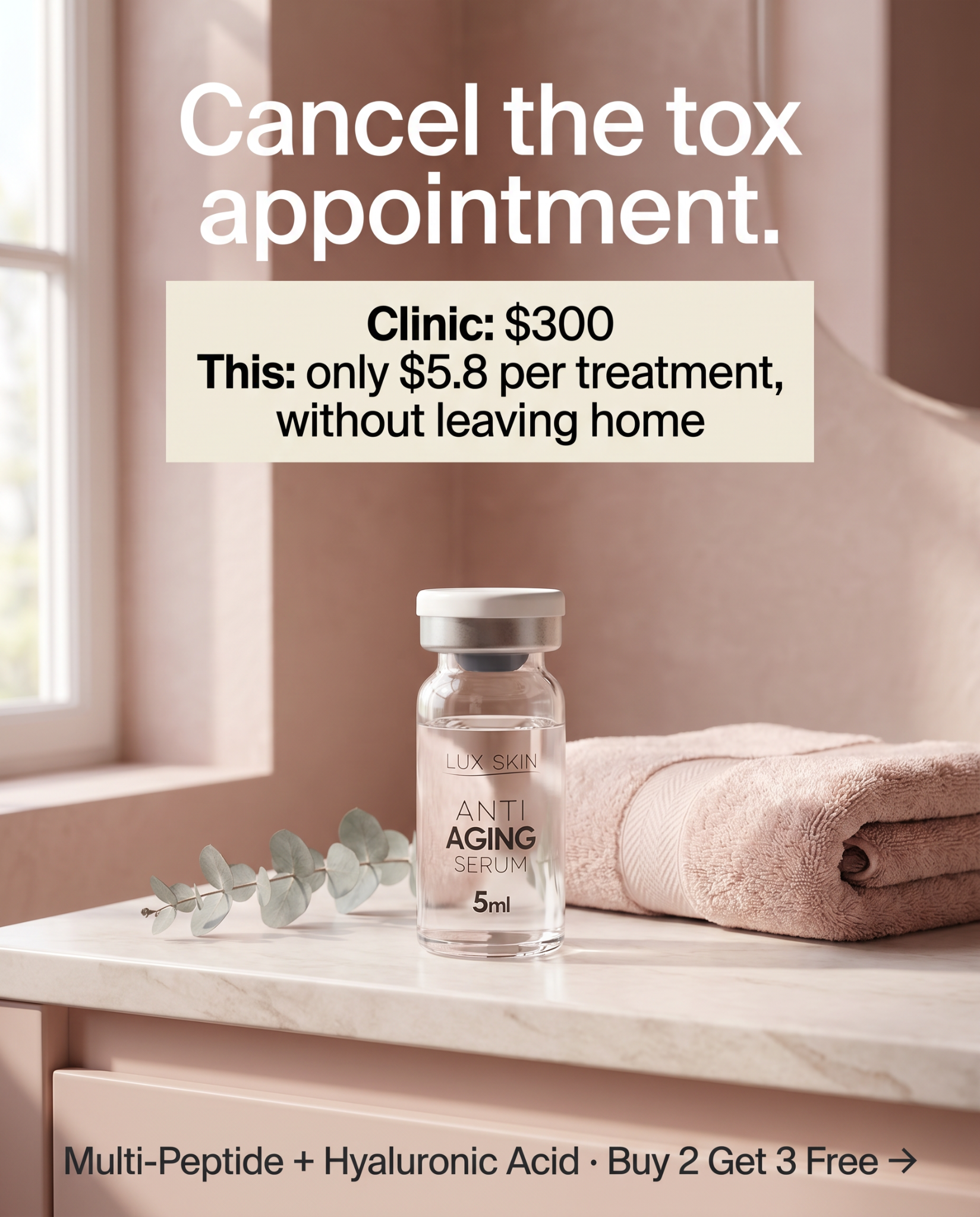 LUX SKIN Facebook ad