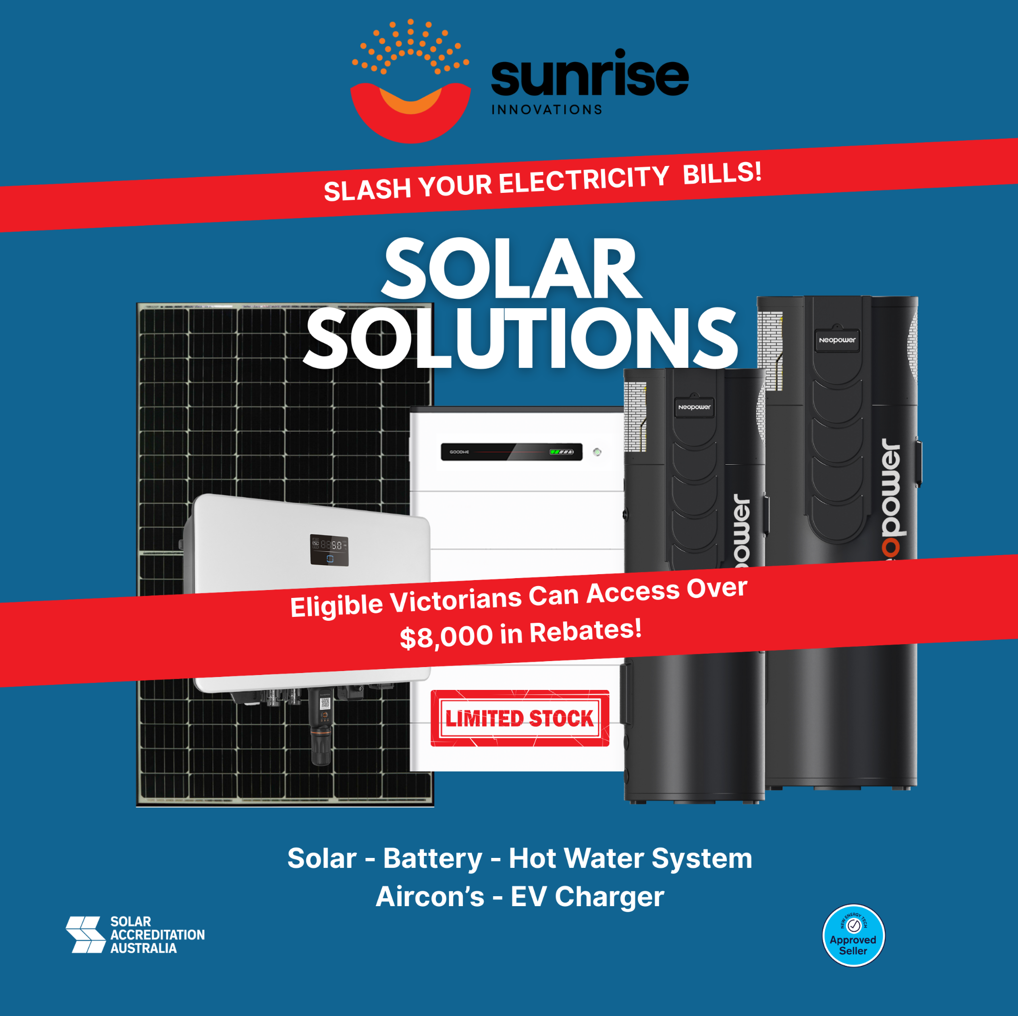 Sunrise Innovations Facebook ad from May 21, 2026
