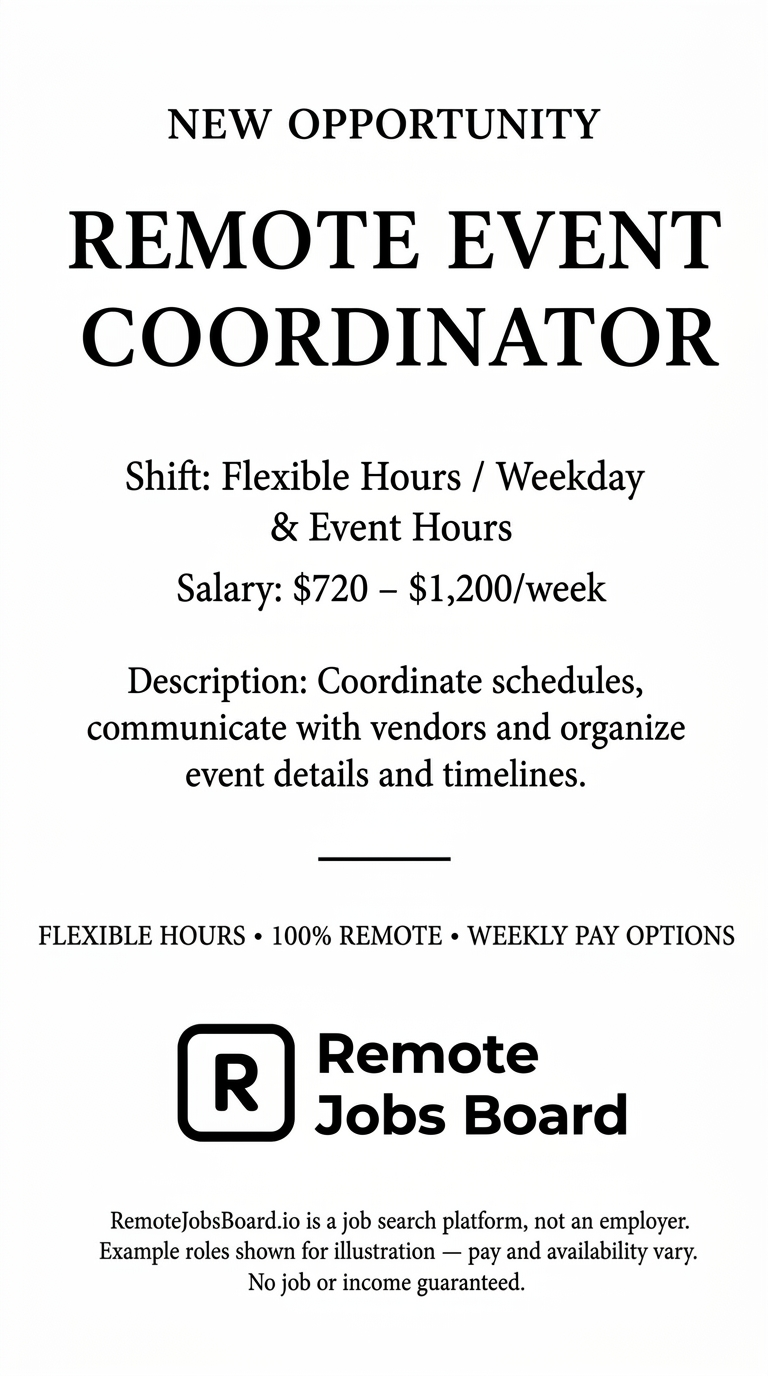 Remote Jobs Board - Work From Anywhere Facebook ad
