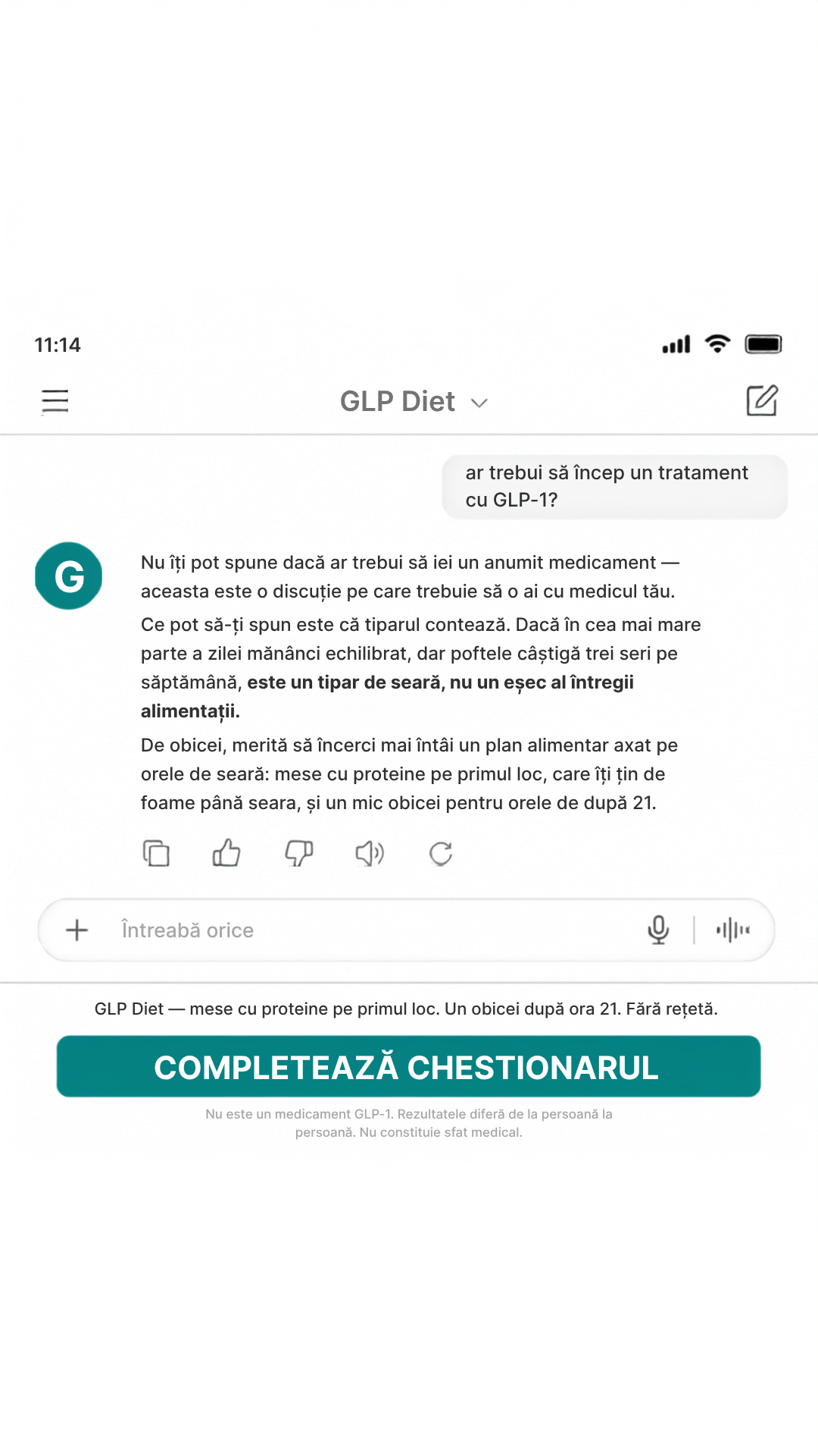 GLP Reset Program Facebook ad