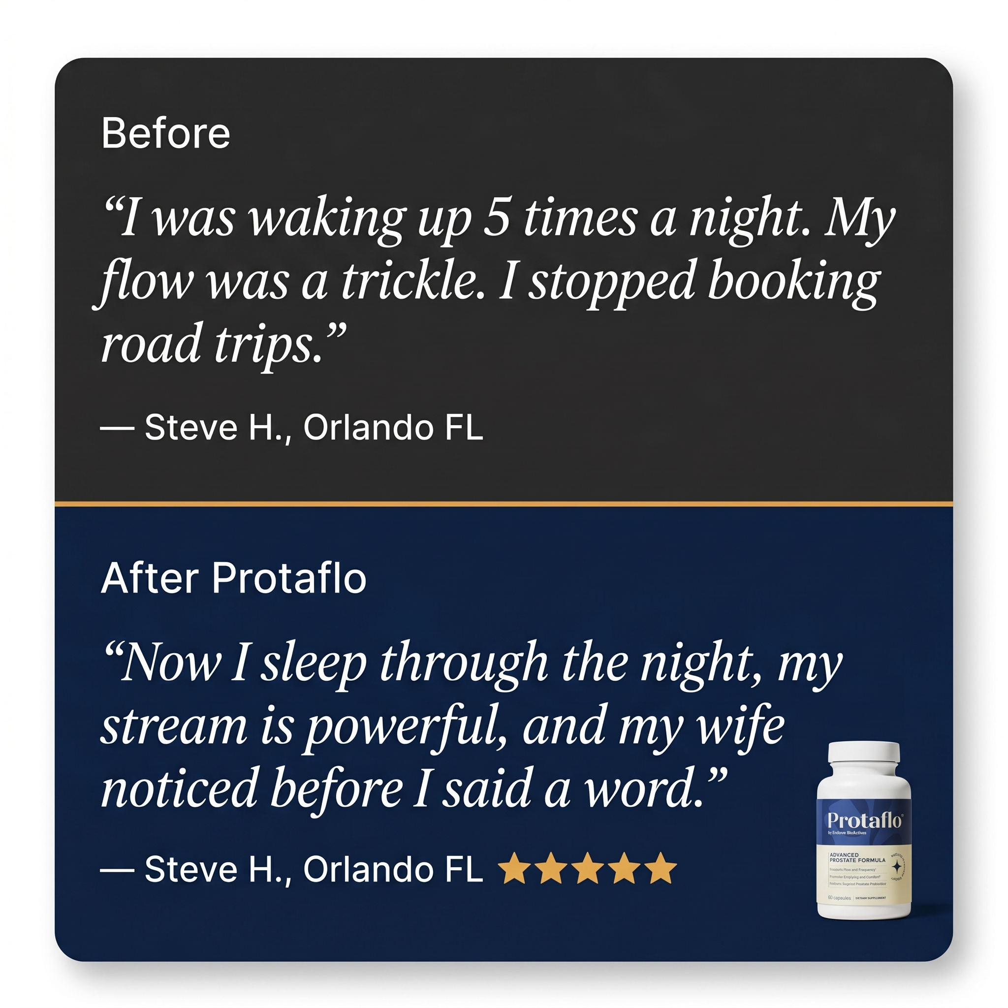 Protaflo Facebook ad