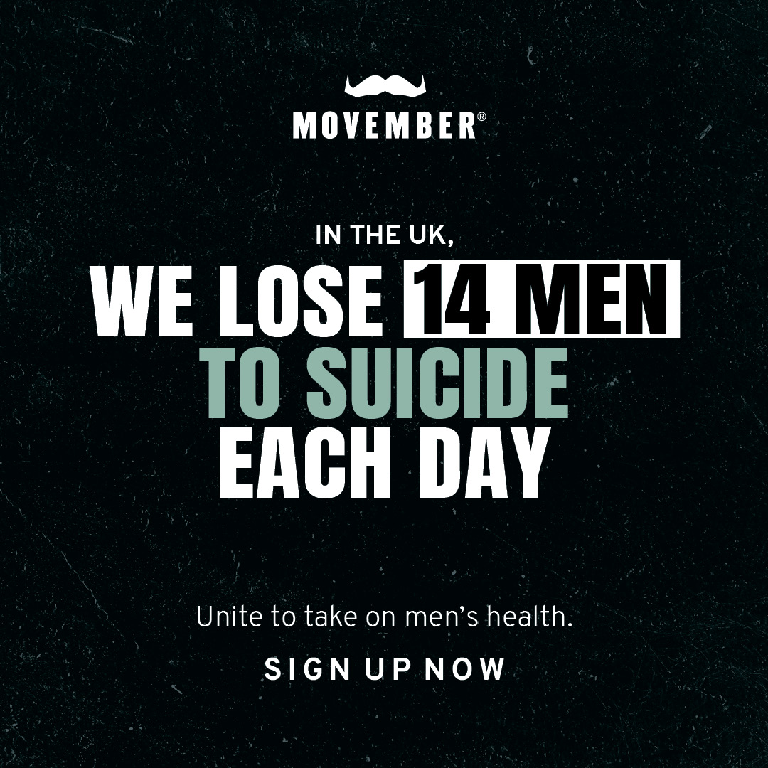 Movember UK Facebook ad: Make a Growmitment. Change men’s health.