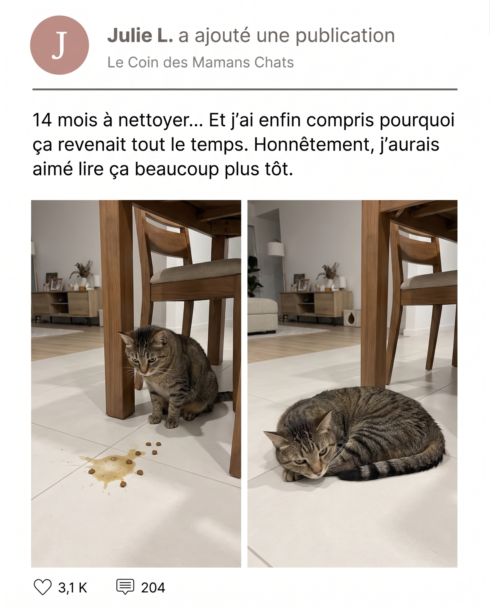 Sophie Martin Facebook ad: STOP: ne changez pas encore ses croquettes