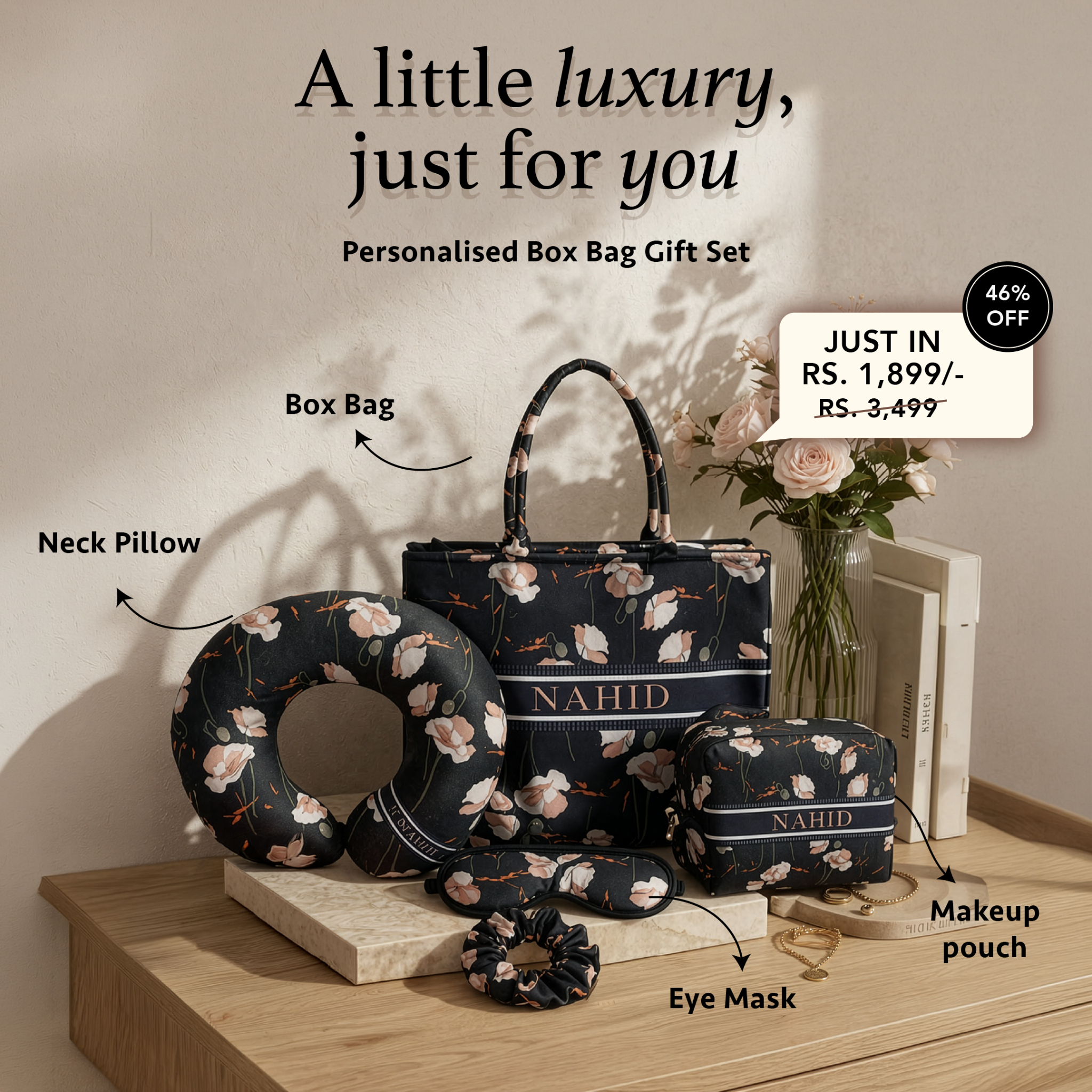 Uncommongifts.in Facebook ad: Order personalised gifts for your guests, thoughtful…