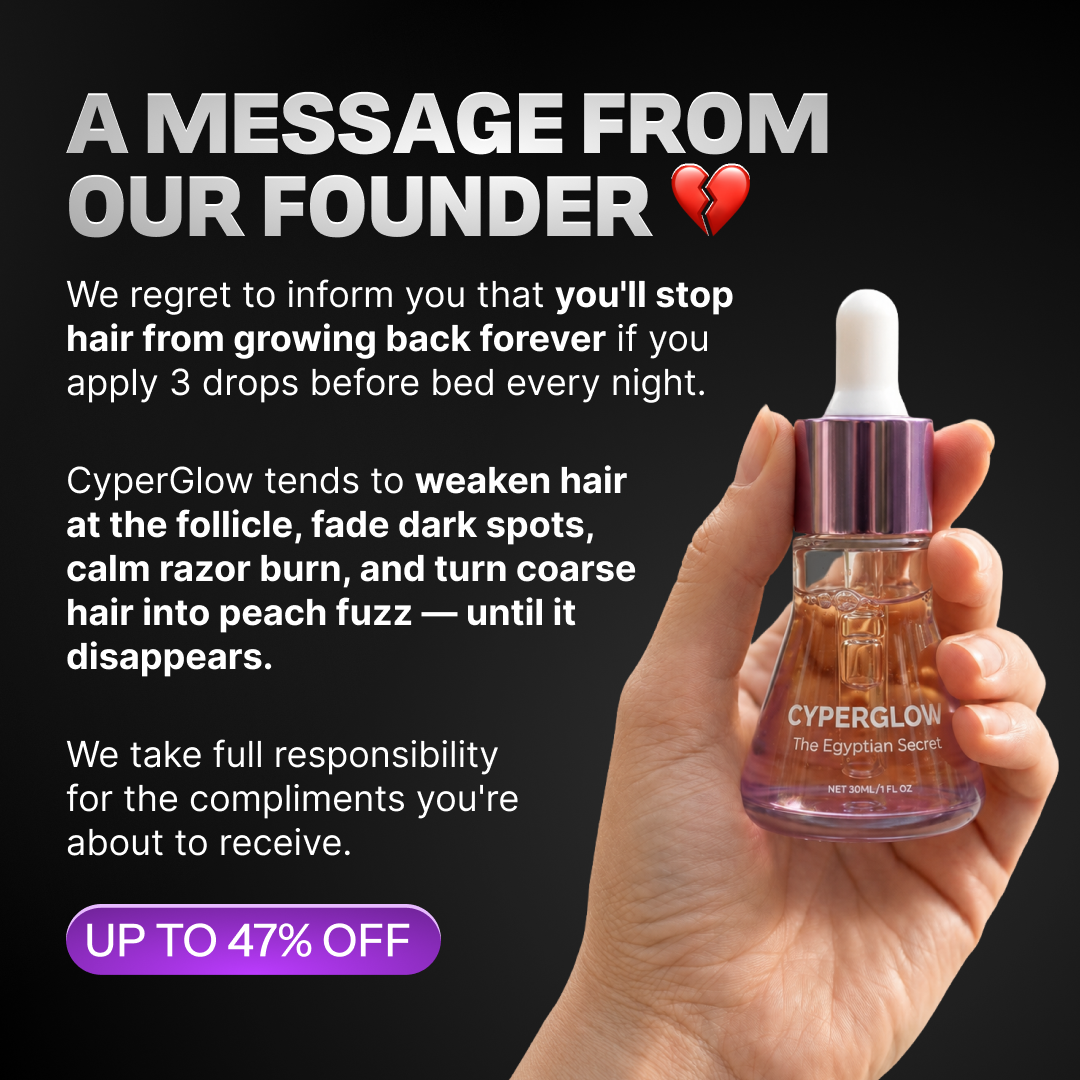 CyperGlow Facebook ad
