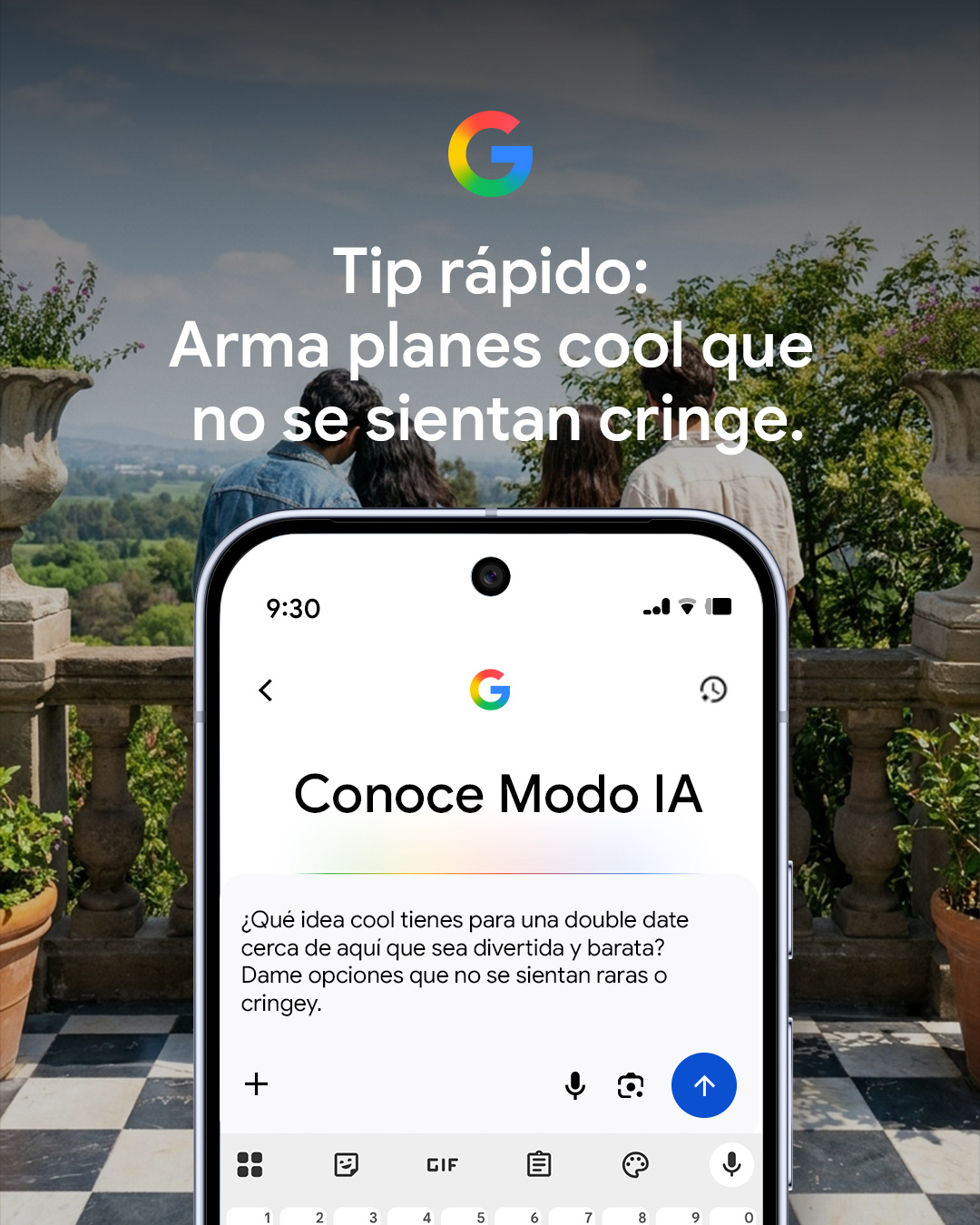 Google Facebook ad