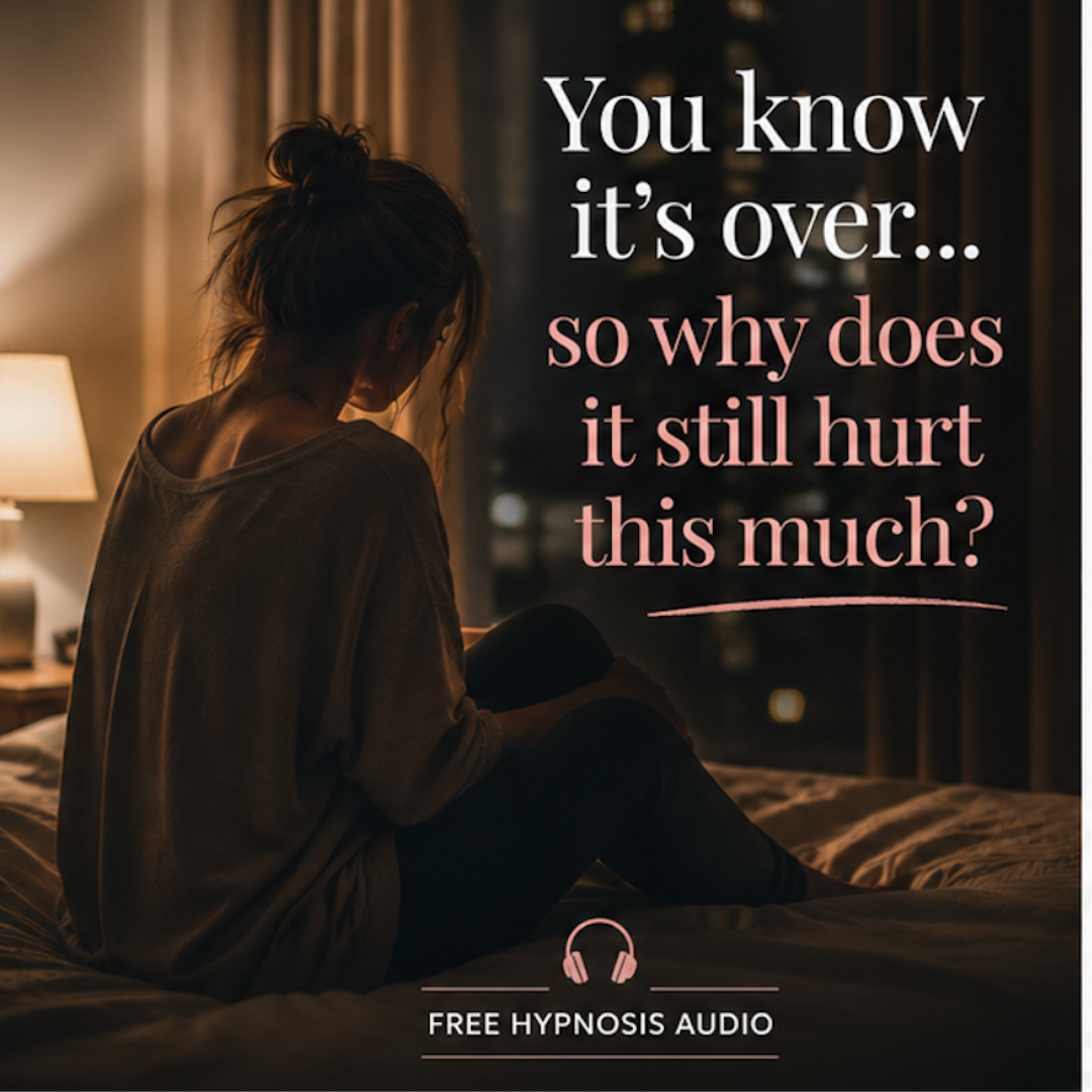 Adrianna Carlesimo Hypnotherapy Facebook ad: Why does it still hurt if I know it’s over?