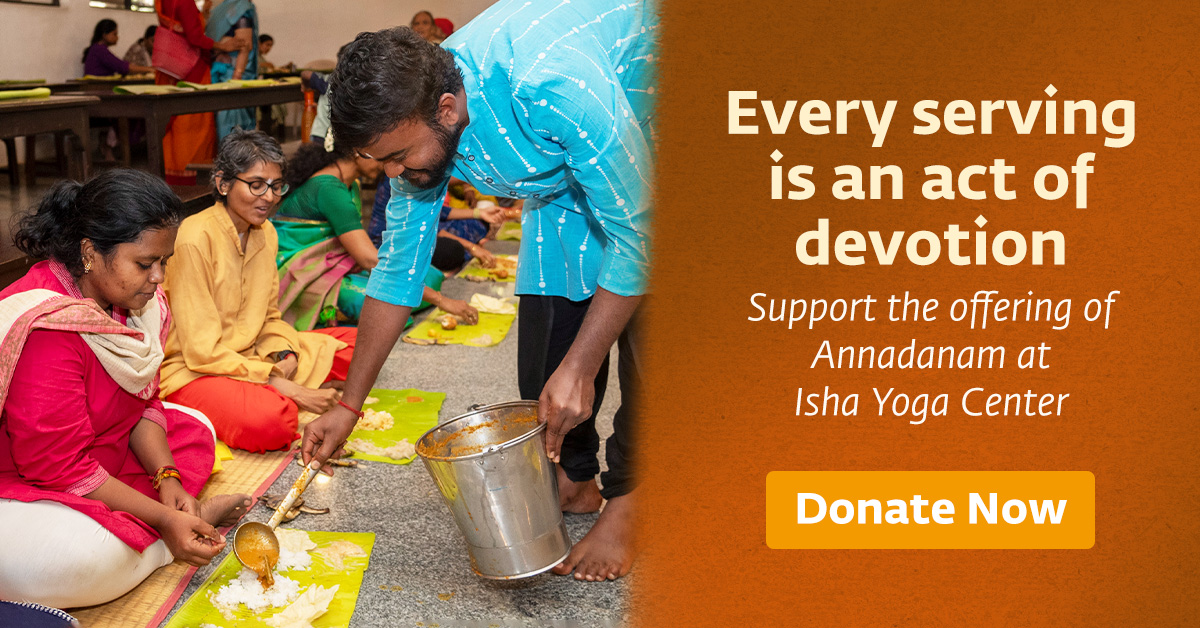 Isha Foundation Facebook ad