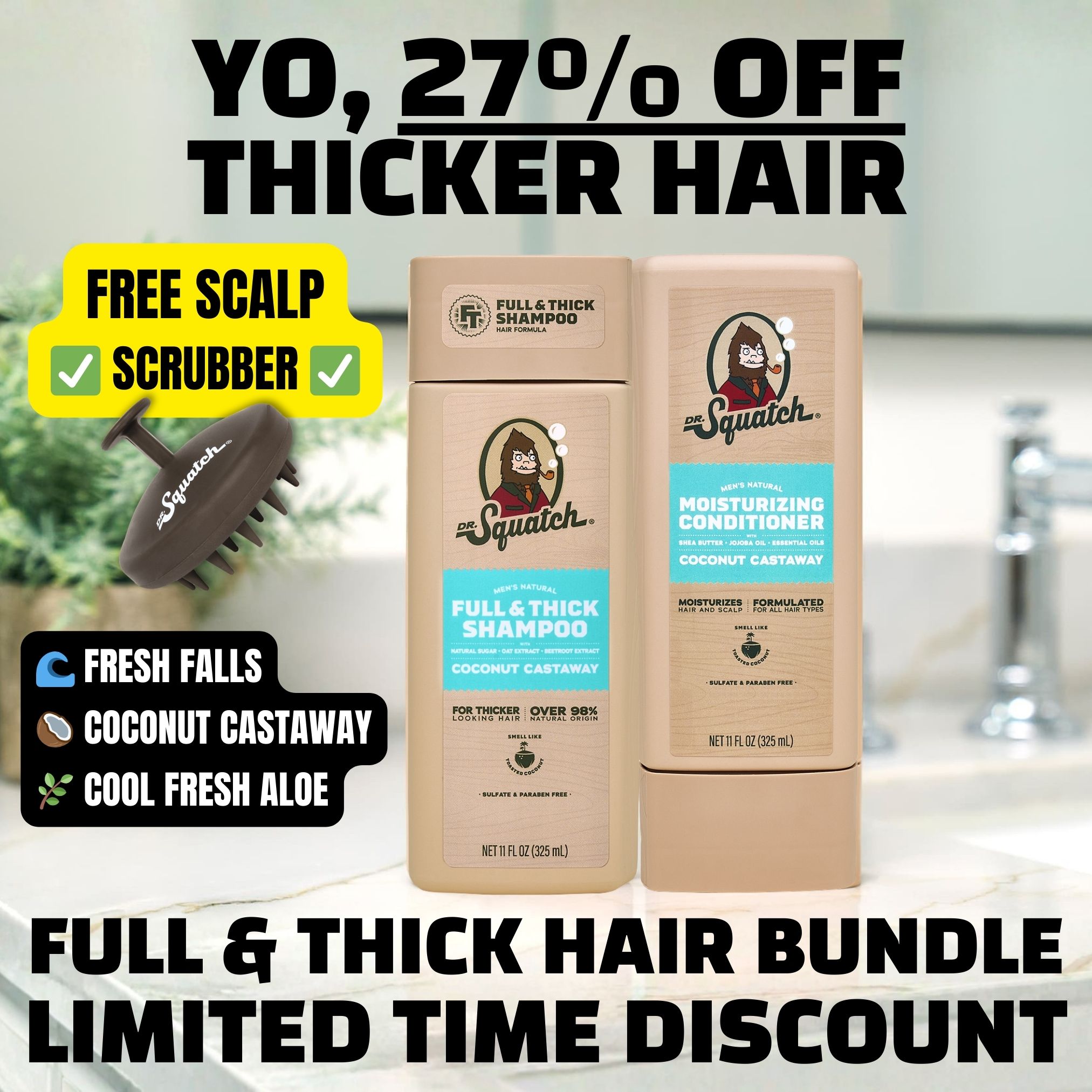 Dr. Squatch Facebook ad