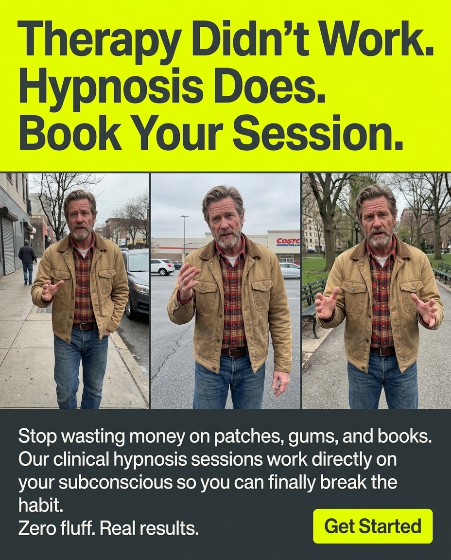 Hypnosis to Stop Drinking Facebook ad