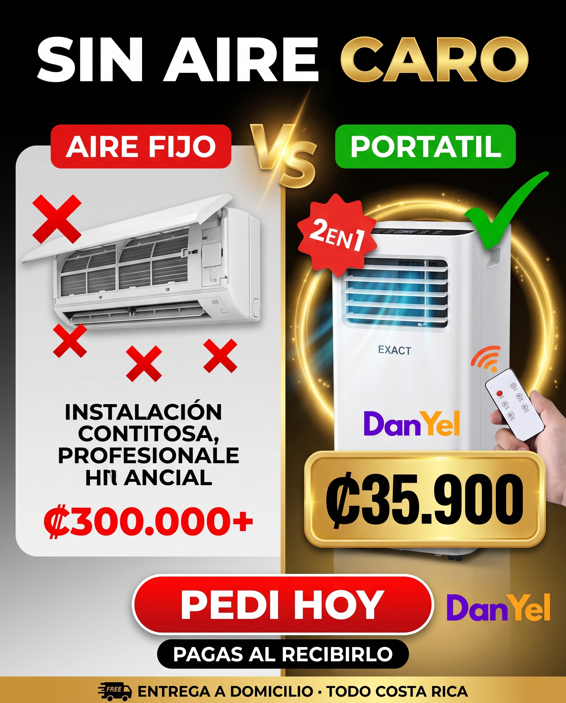 NuForm Facebook ad: Paga al Recibir