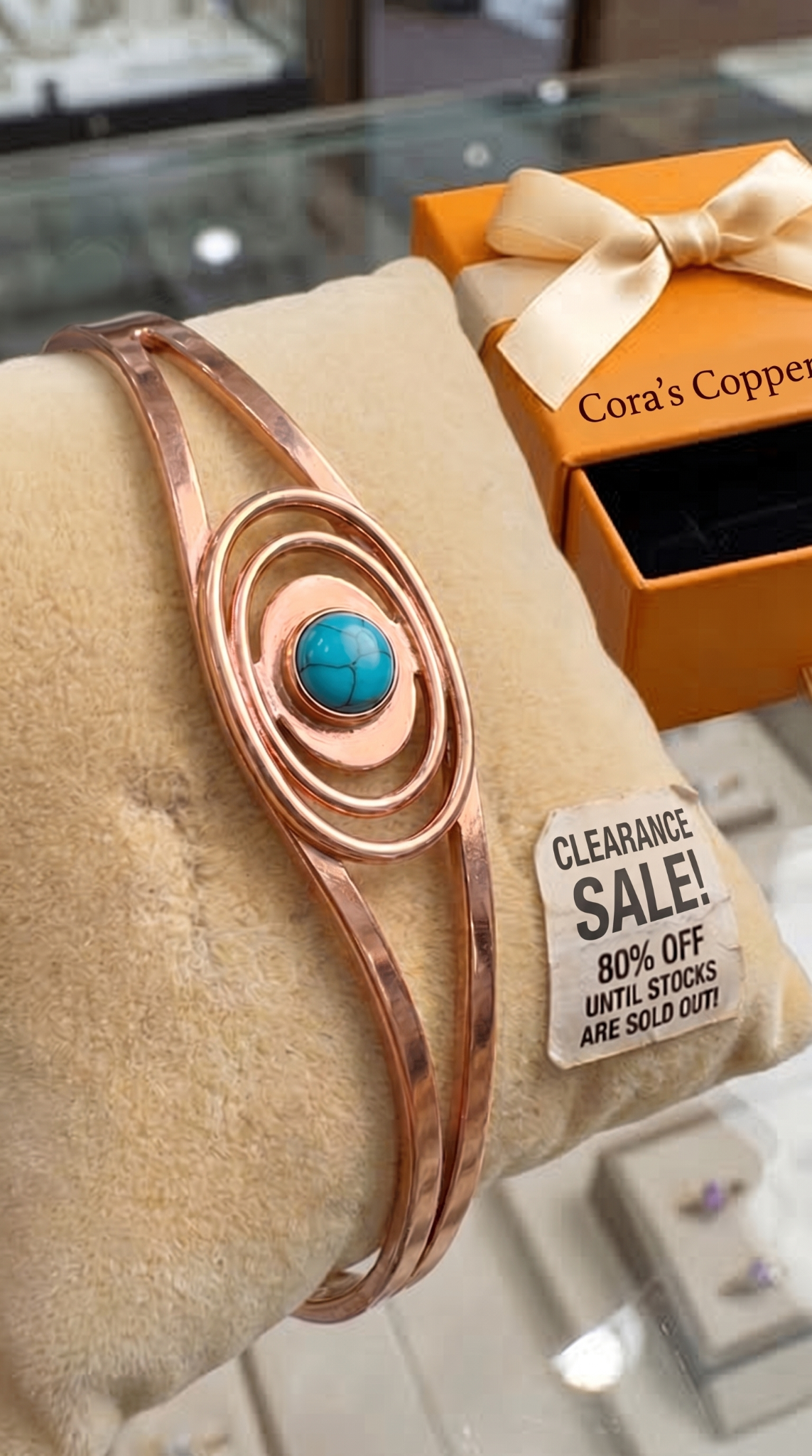 Cora's Copper Jewelry Facebook ad