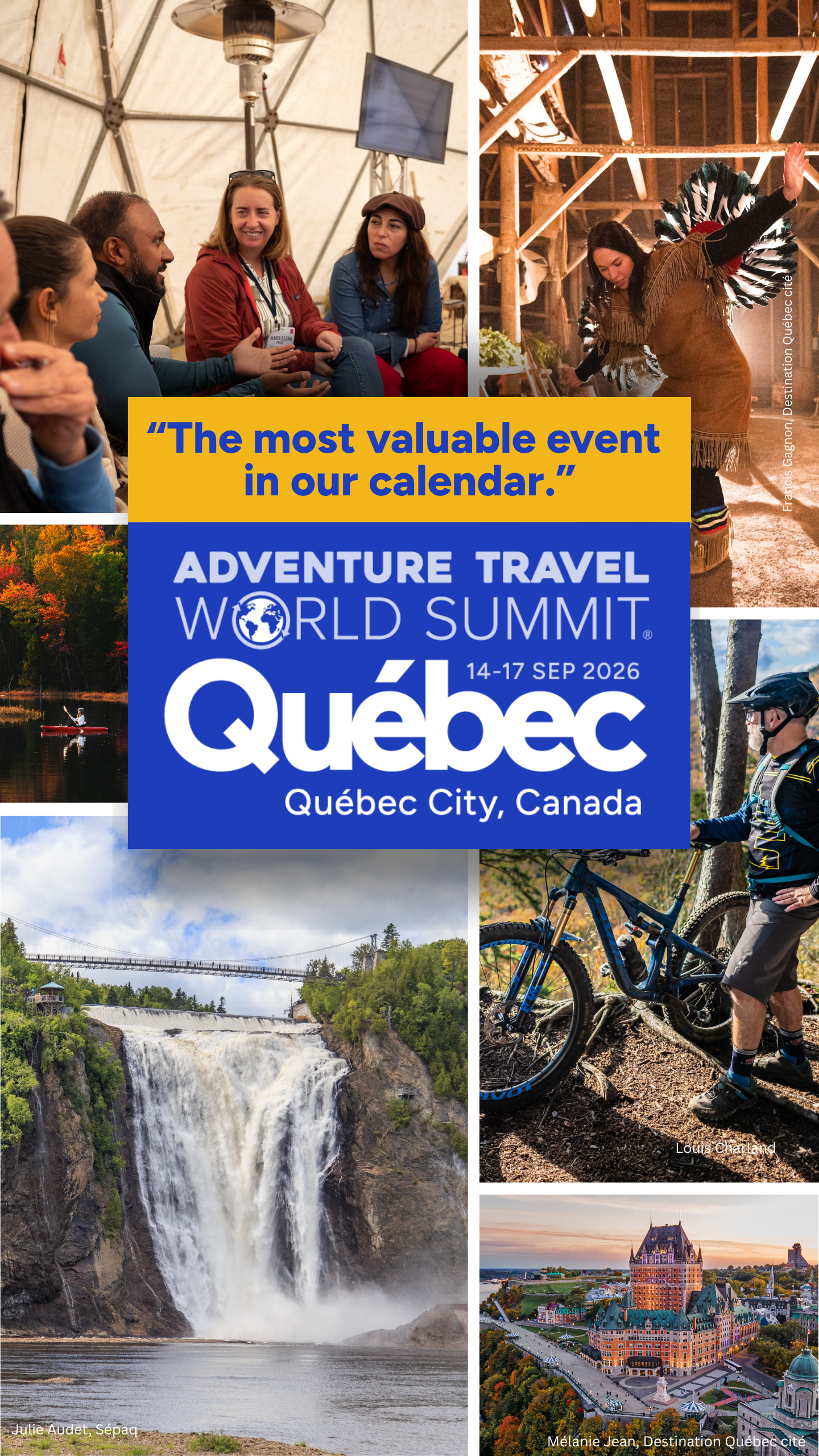 Adventure Travel Trade Association Facebook ad: Home