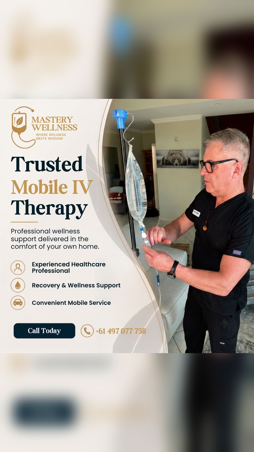 IV Mastery & Coaching Facebook ad