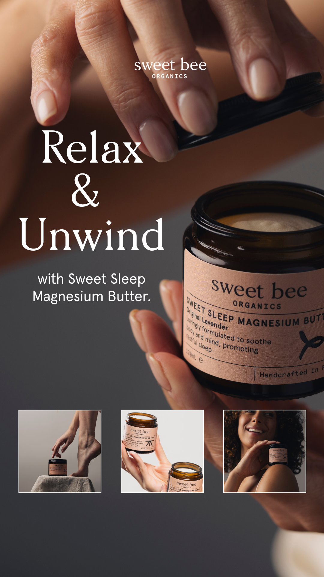 Sweet Bee Organics Facebook ad