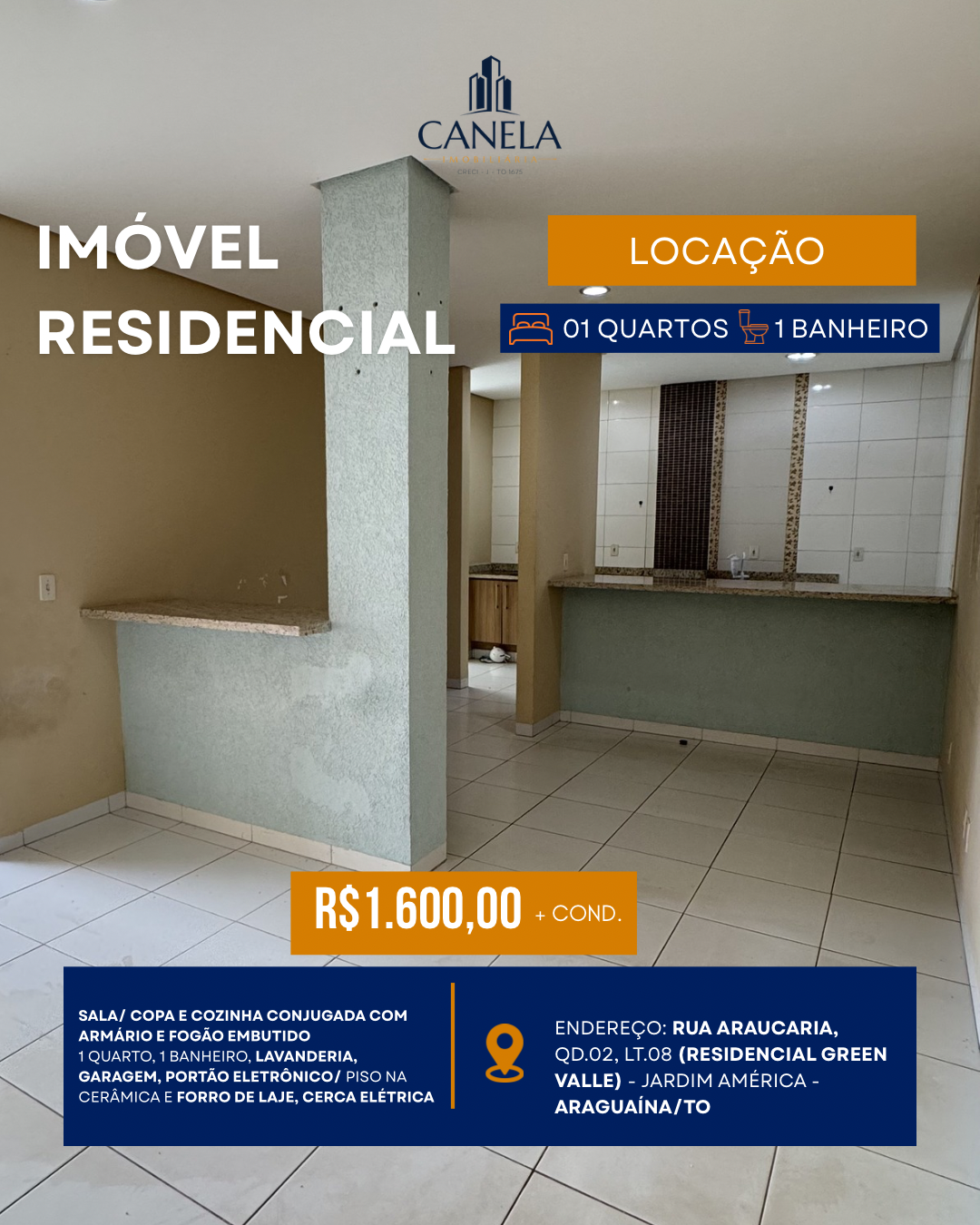 Canela Imobiliaria. Facebook ad: Residencial Green Valey