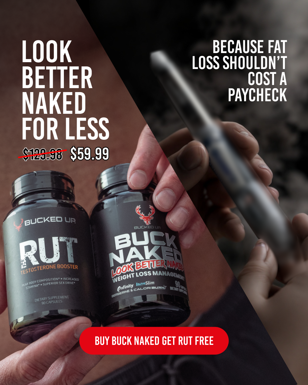 Bucked Up Facebook ad