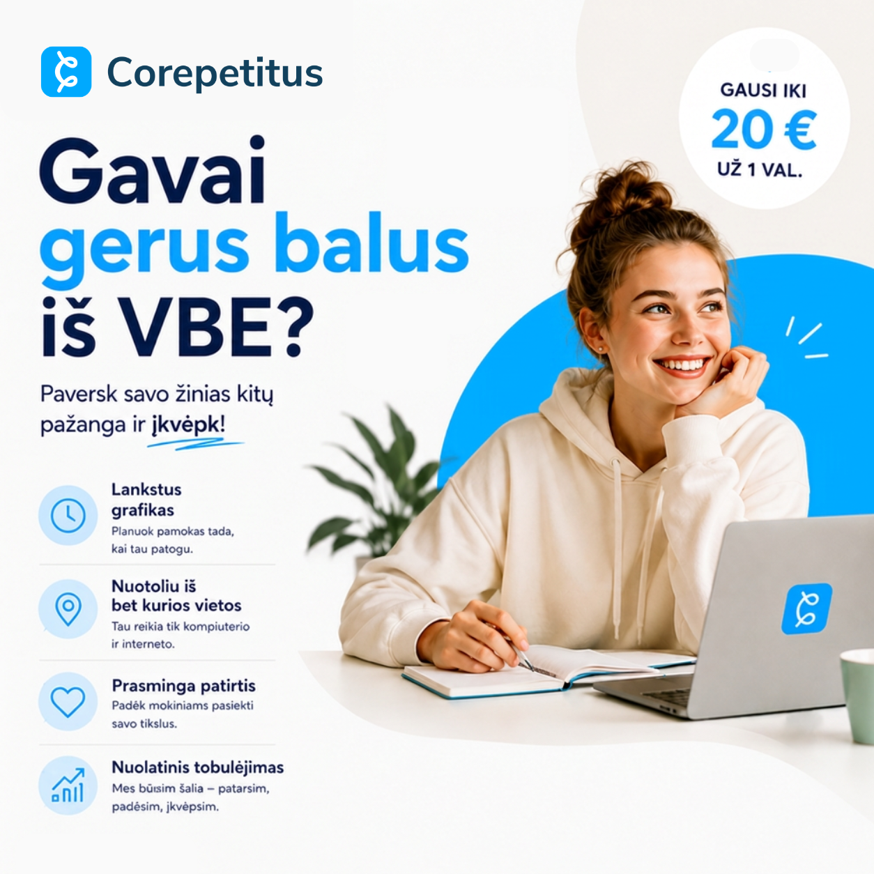 Corepetitus Facebook ad