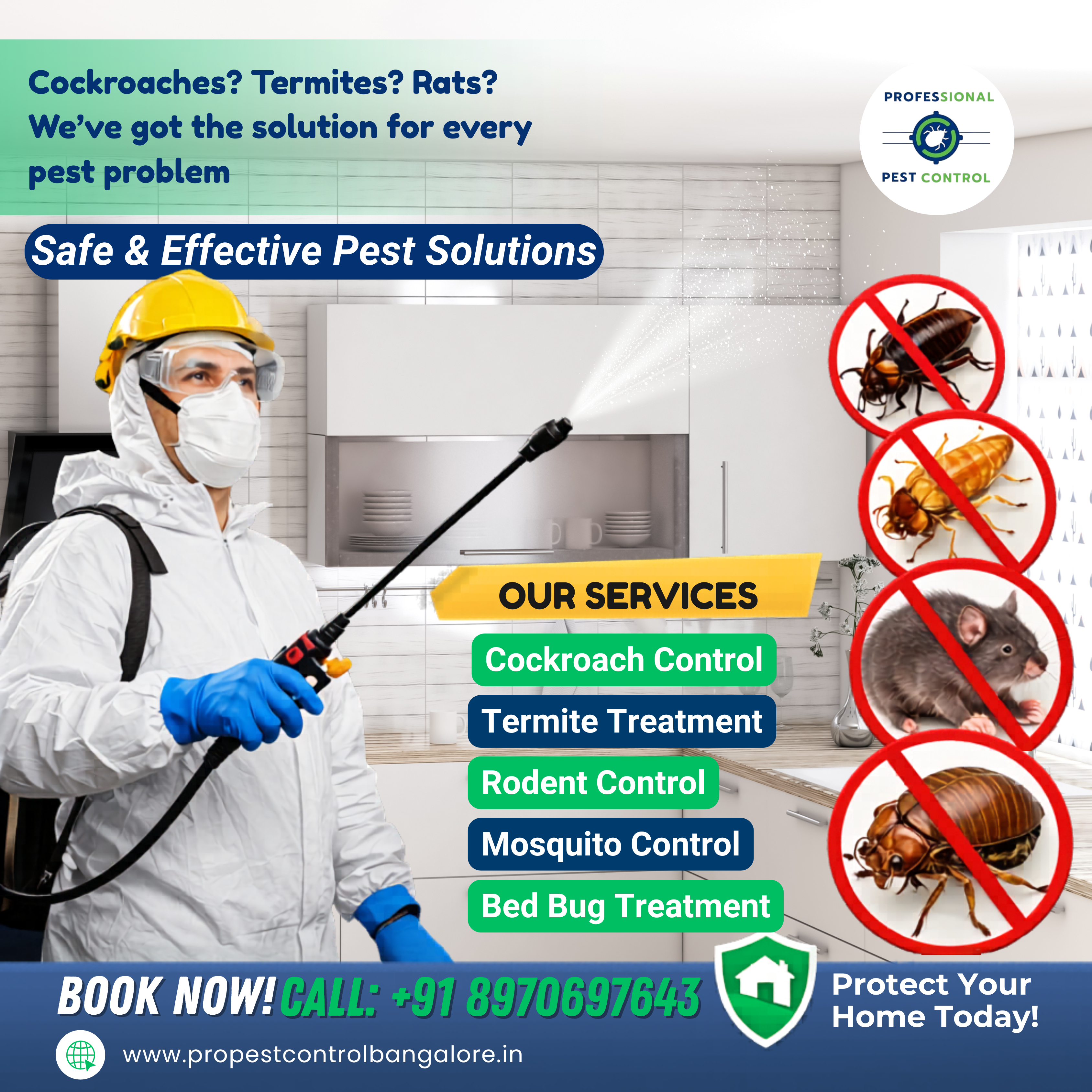 Pro Professional Pest Control Facebook ad
