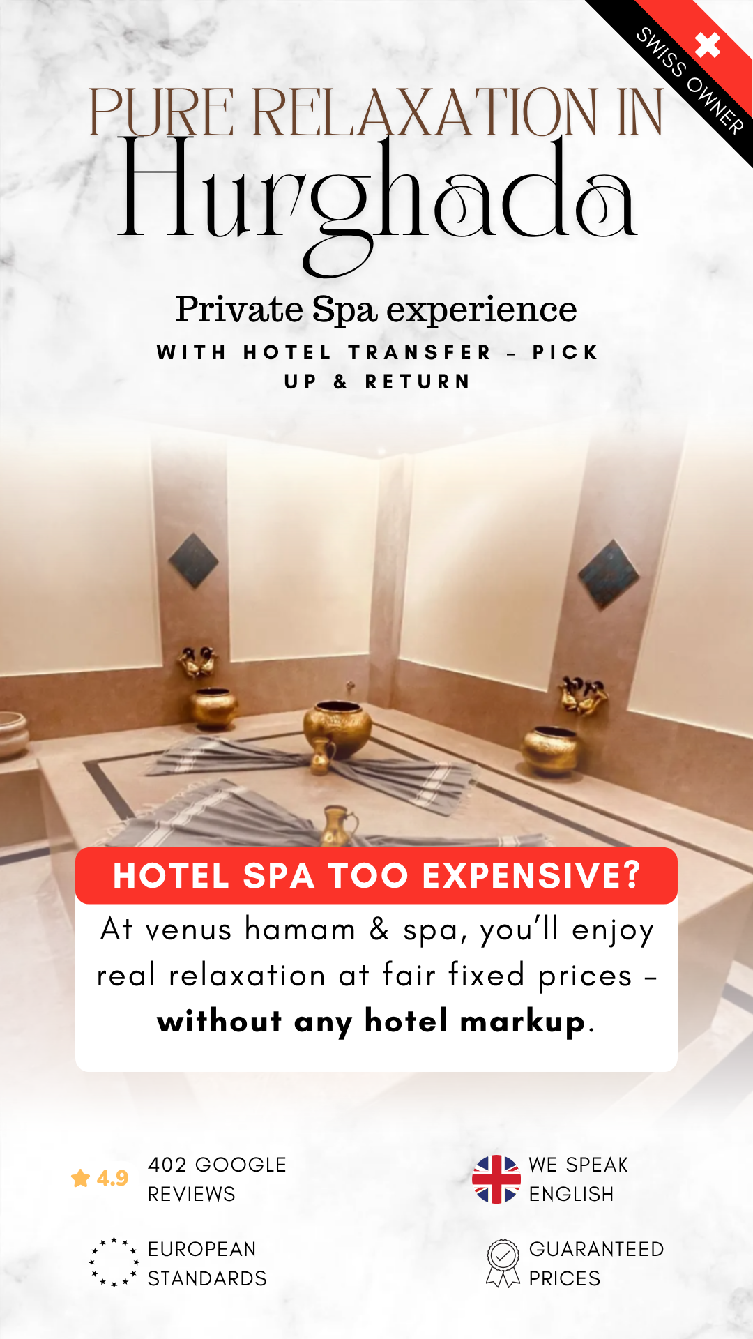venus hamam & spa Facebook ad