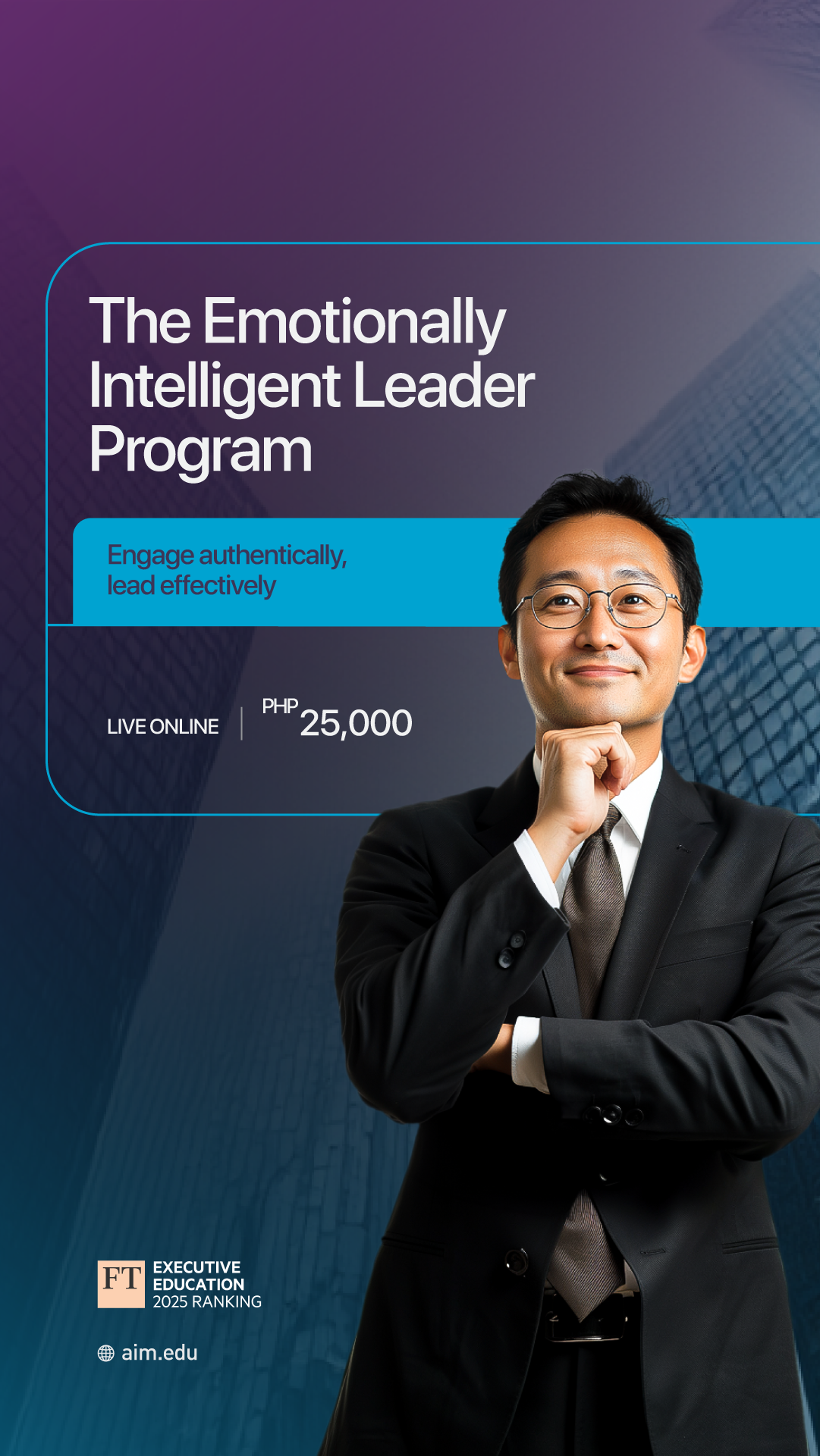 Asian Institute of Management Facebook ad from Aug 12, 2026