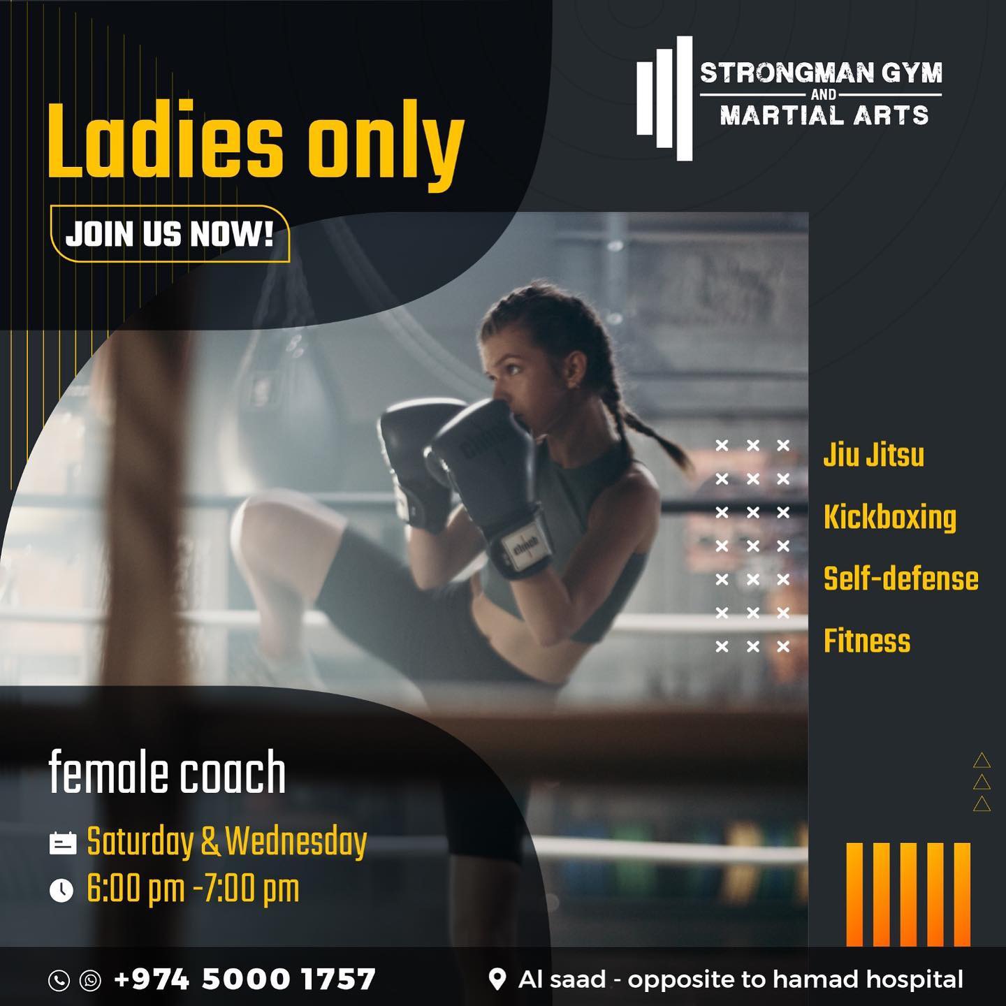 Strongman Martial Arts Facebook ad