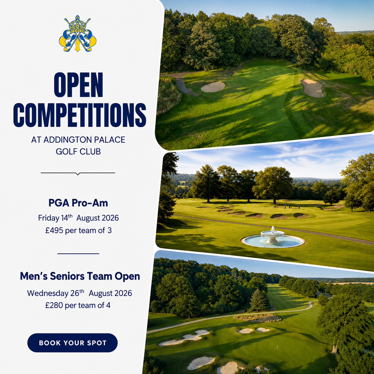 Addington Palace Golf Club - Advertising Page Facebook ad: Join Us At Addington Palace Golf Club