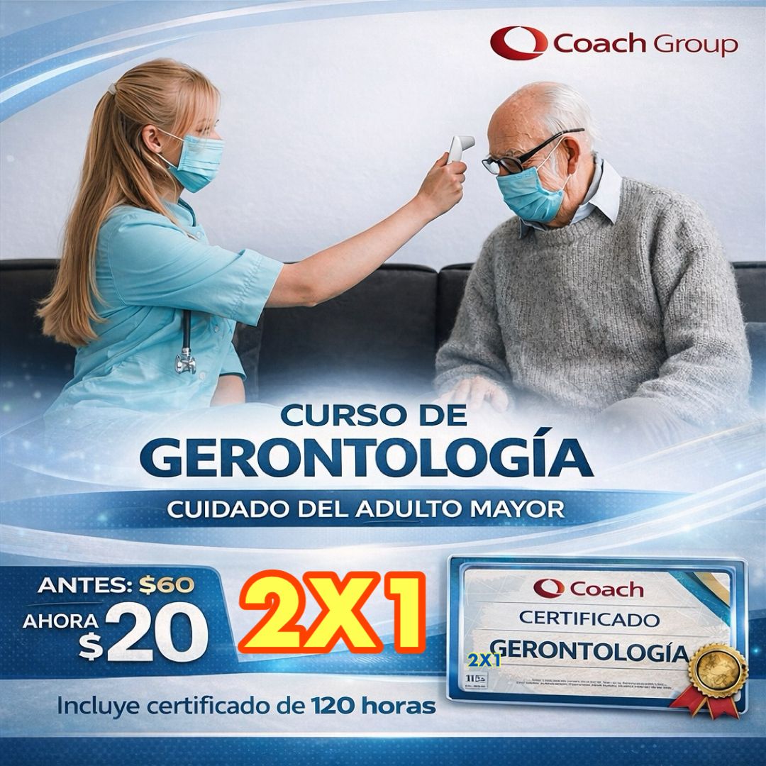 Cursos online COACH Ecuador Facebook ad: CURSO DE GERONTOLOGÍA