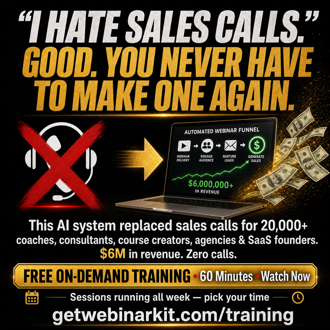 WebinarKit Facebook ad
