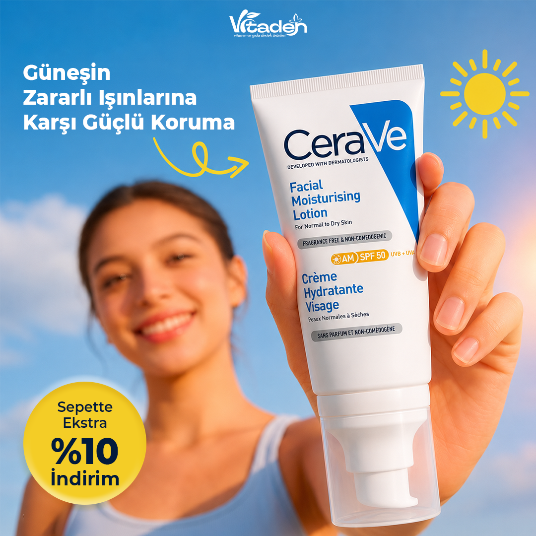 Vitaden Facebook ad: Güneşin Zararlı Işınlarına Karşı Güçlü Koruma Formülleri…