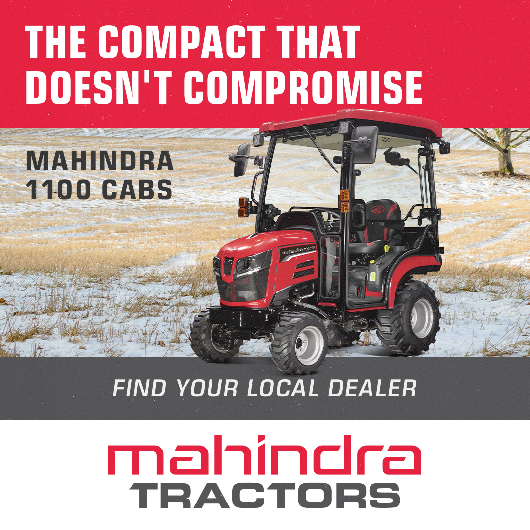 Mahindra Ag North America Facebook ad: The work never stops, and neither do the…