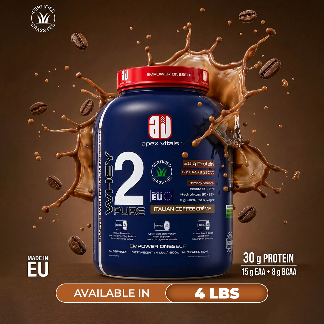 ApexVitals Facebook ad: Limited Coffee Whey Deal
