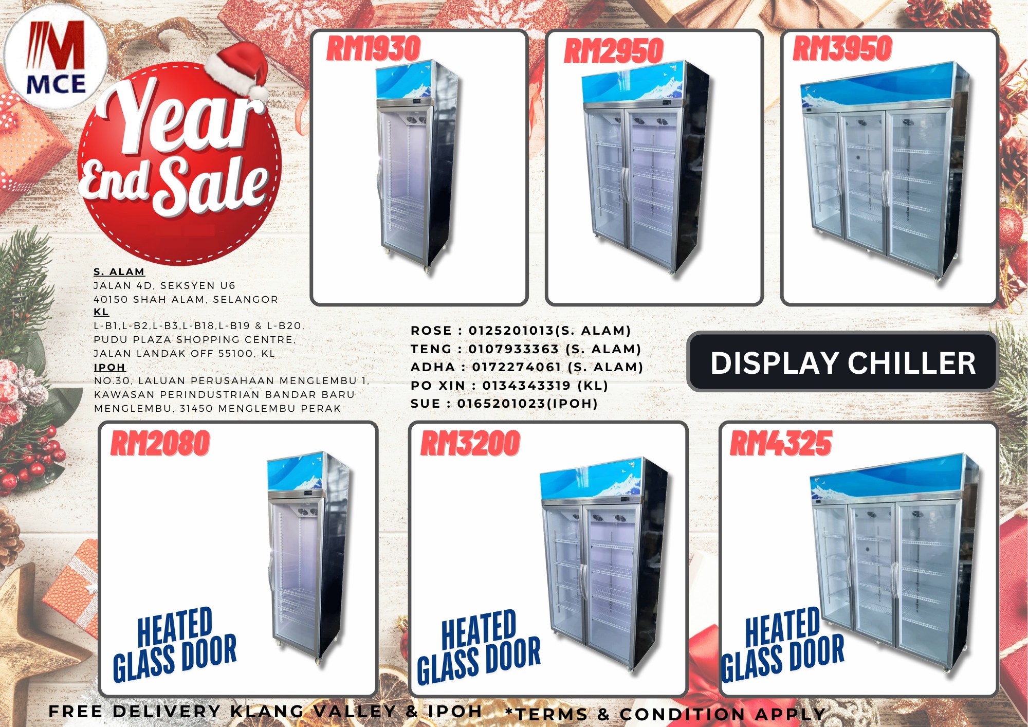 MCE Marketing Economical Range Facebook ad: Variety Type Chiller & Freezer