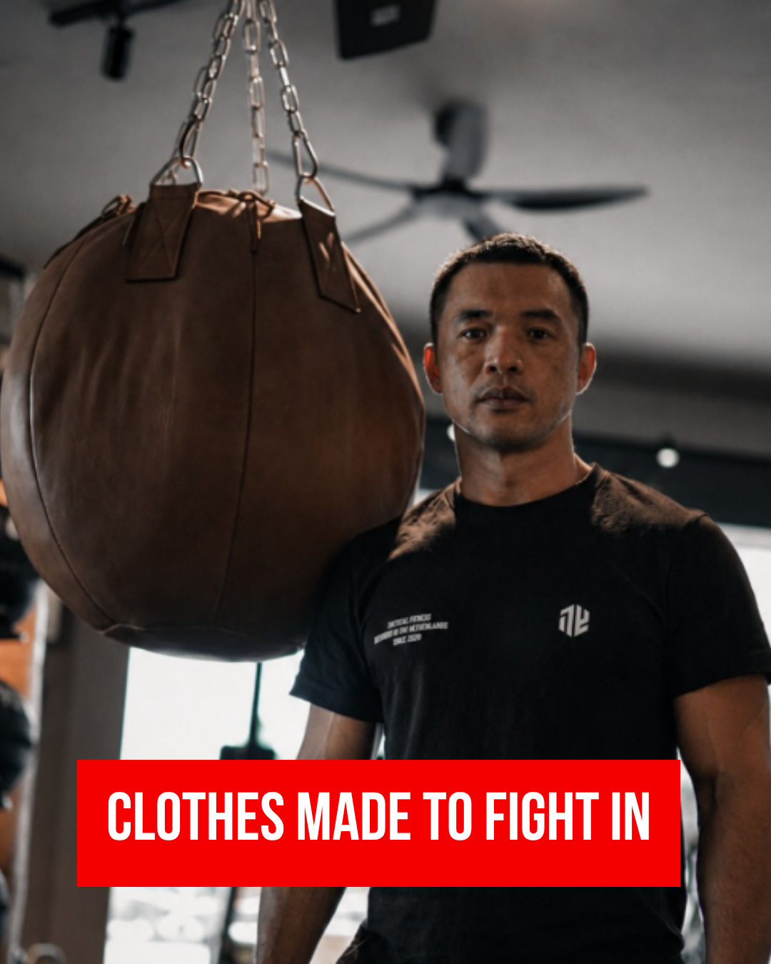Ironbound Tribe Facebook ad: CLOTHES MADE TO FIGHT IN