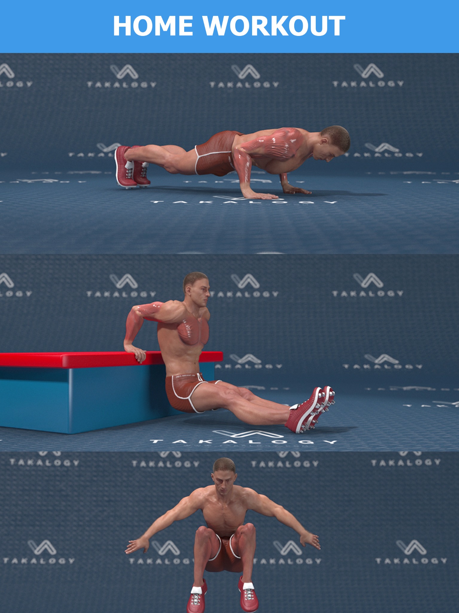 Home Workout Facebook ad