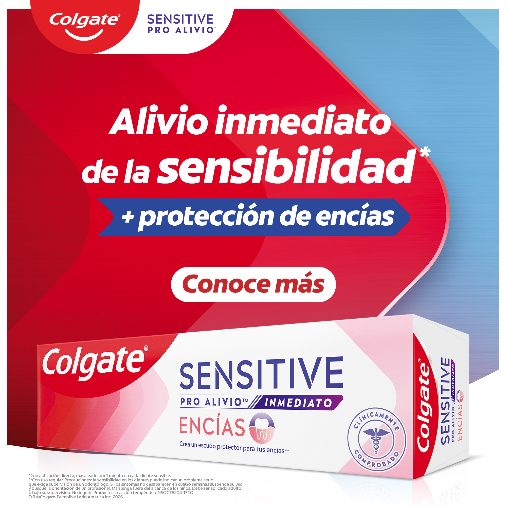 Colgate Latinoamérica Facebook ad: Pasta de dientes y enjuague bucal para dientes sensibles |…