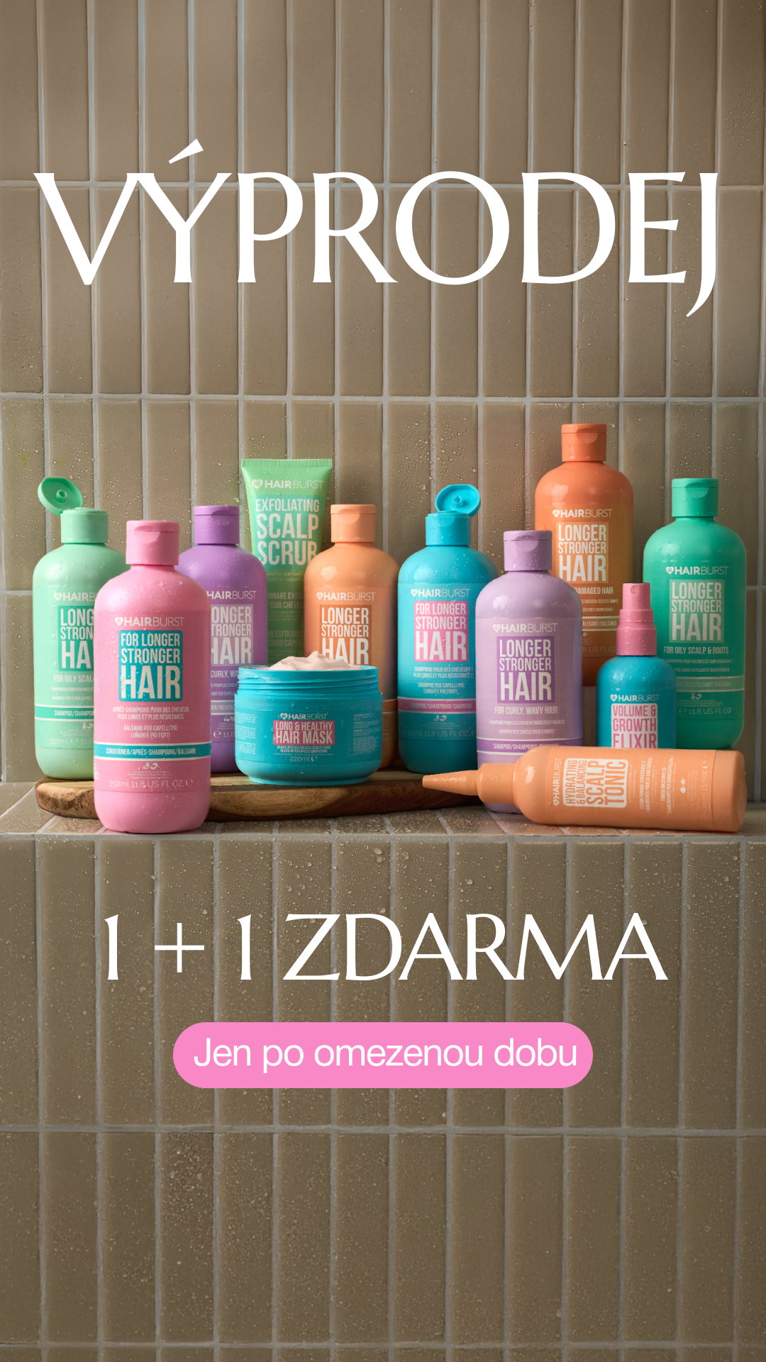 Hairburst Czech Republic Facebook ad