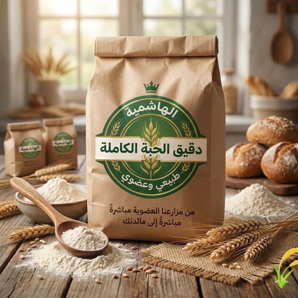شركة الهاشمية للمنتجات الطبيعية Facebook ad: ((((( جديد متوفر دقيق قمح الحبة الكاملة الفاخر…