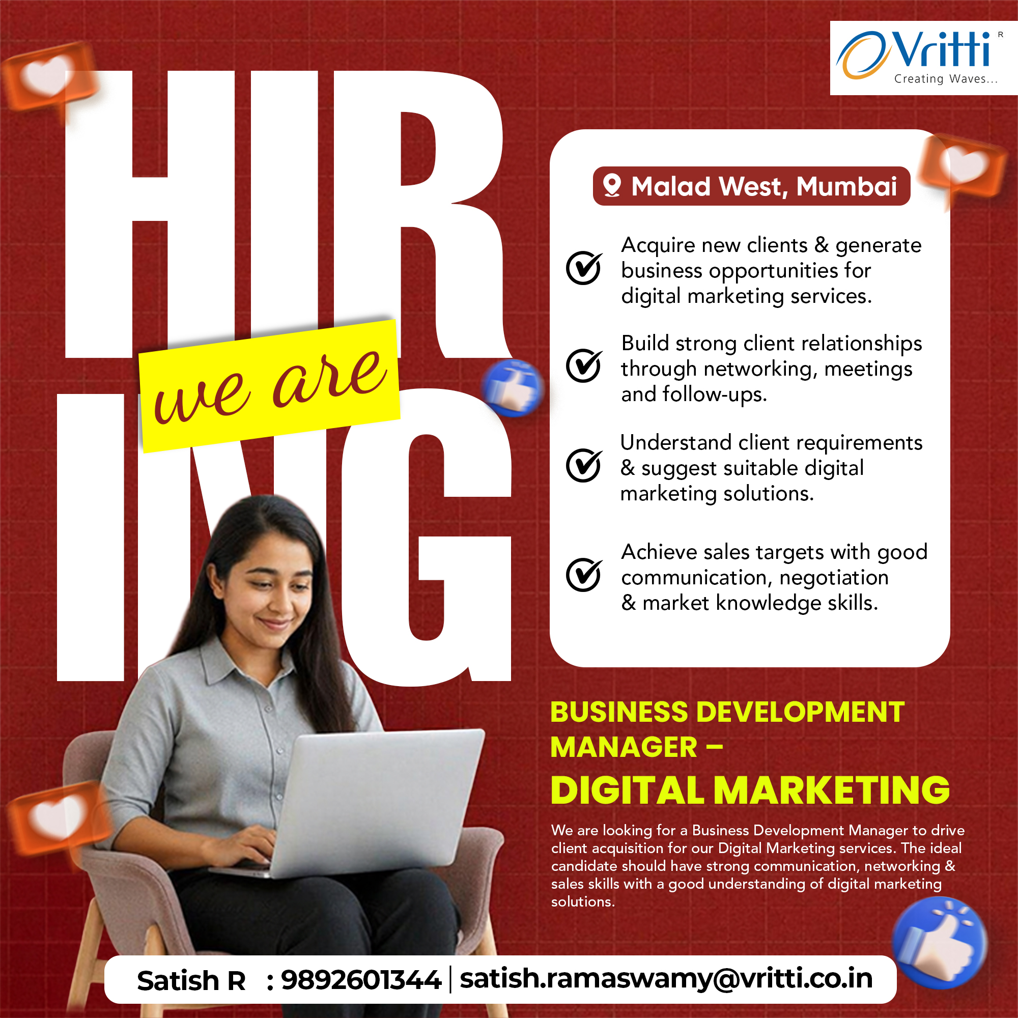 Vritti i-Media Facebook ad from Jul 16, 2026